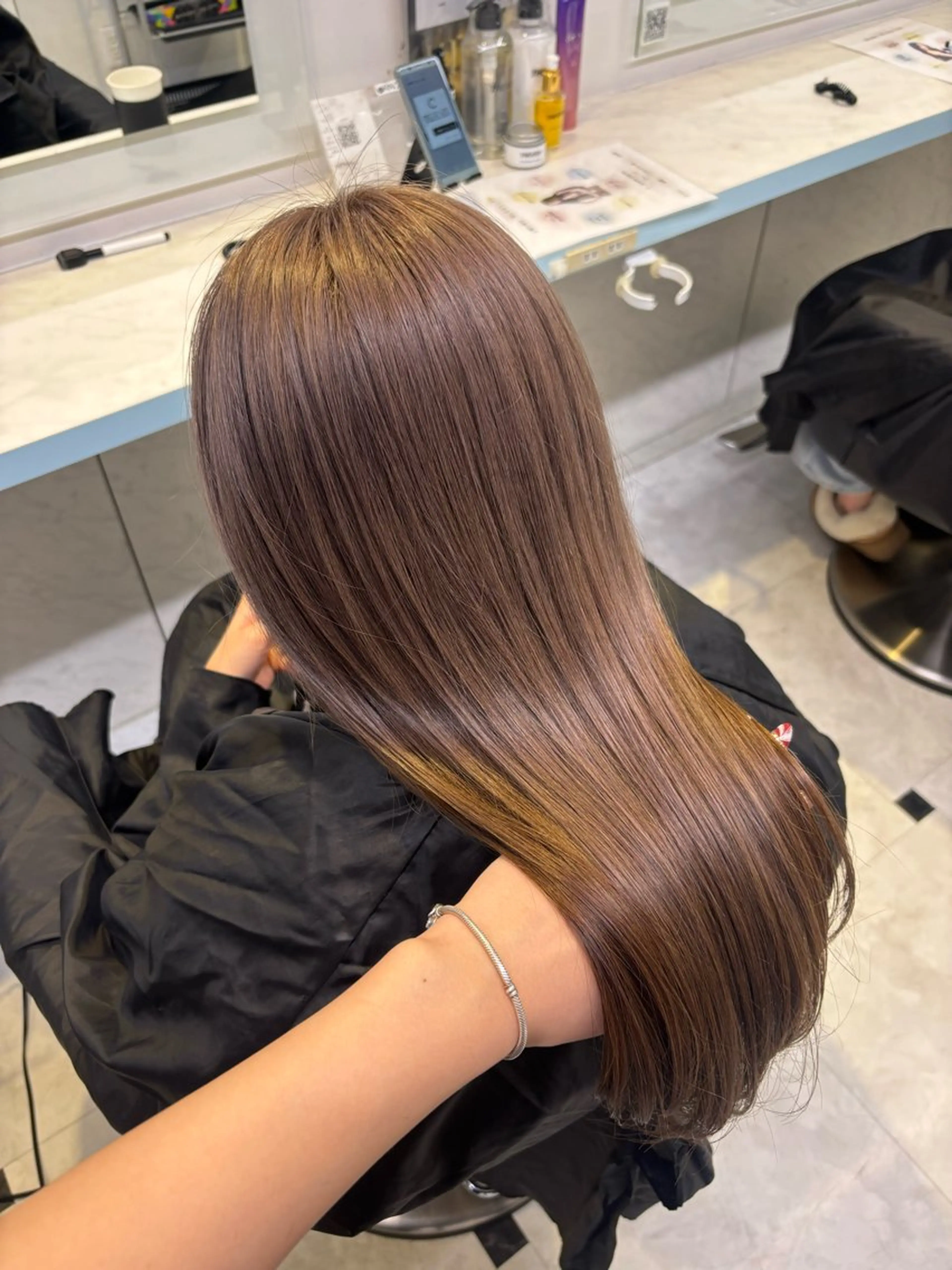 ロング ヘアカラー 似合わせcolor 🎀ʀɪɴᴏ🎶🪽のヘアスタイル