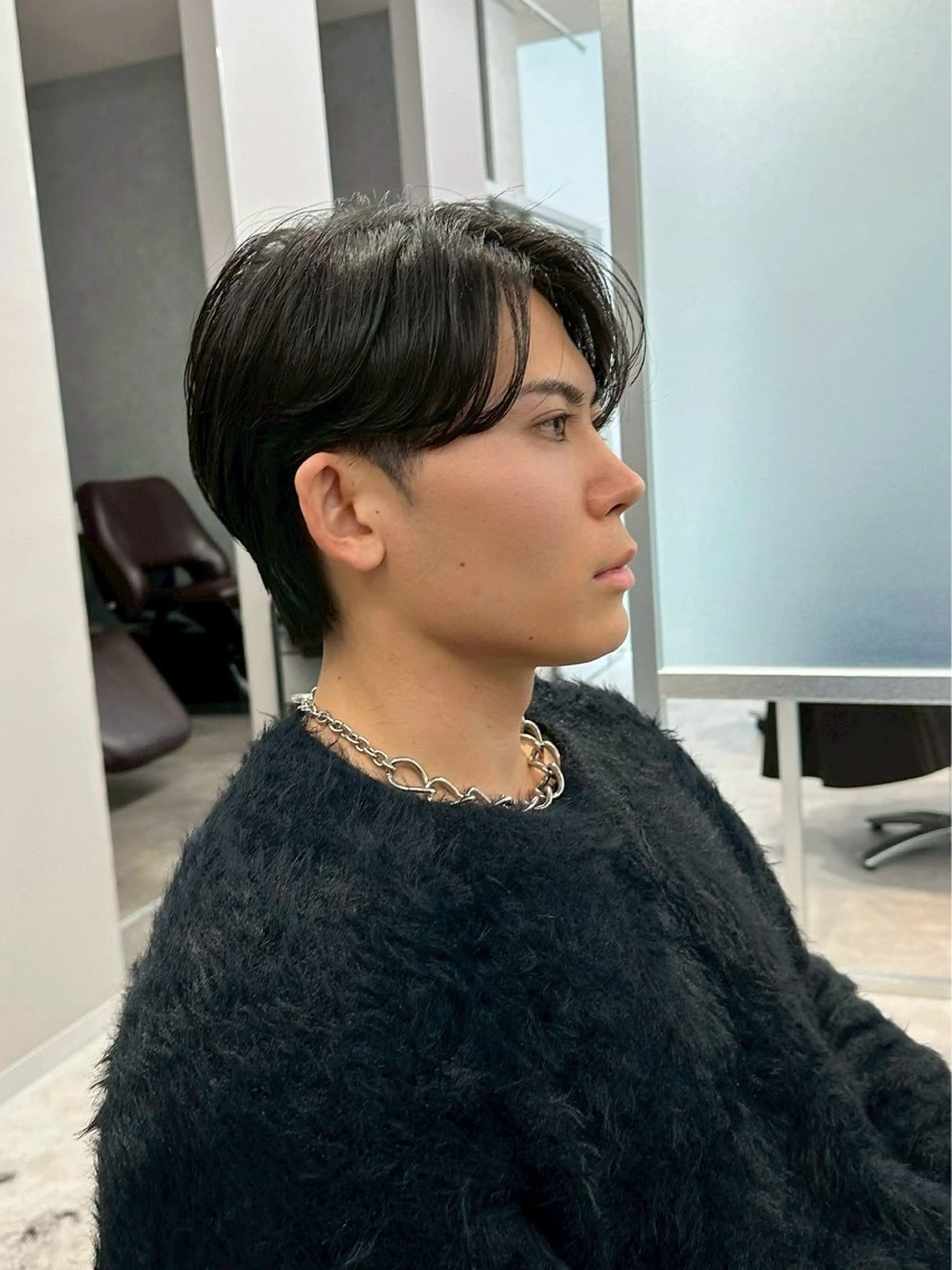 パーマ メンズ かのん/メンズ毛流れ 特化/曲がる縮毛矯正のヘアスタイル