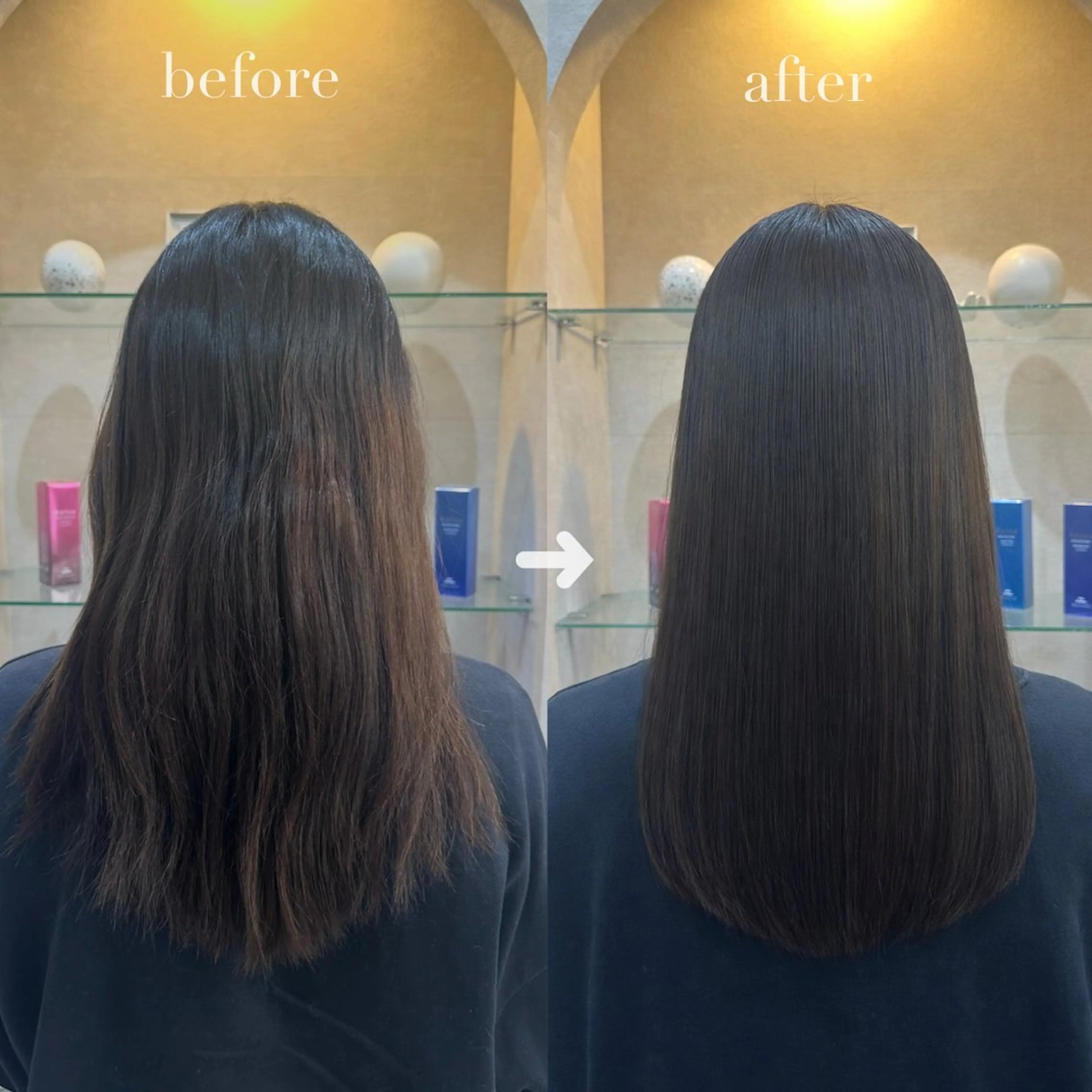 ロング 髪質改善 縮毛矯正 縮毛矯正 【大宮】 natsumi🌷のヘアスタイル