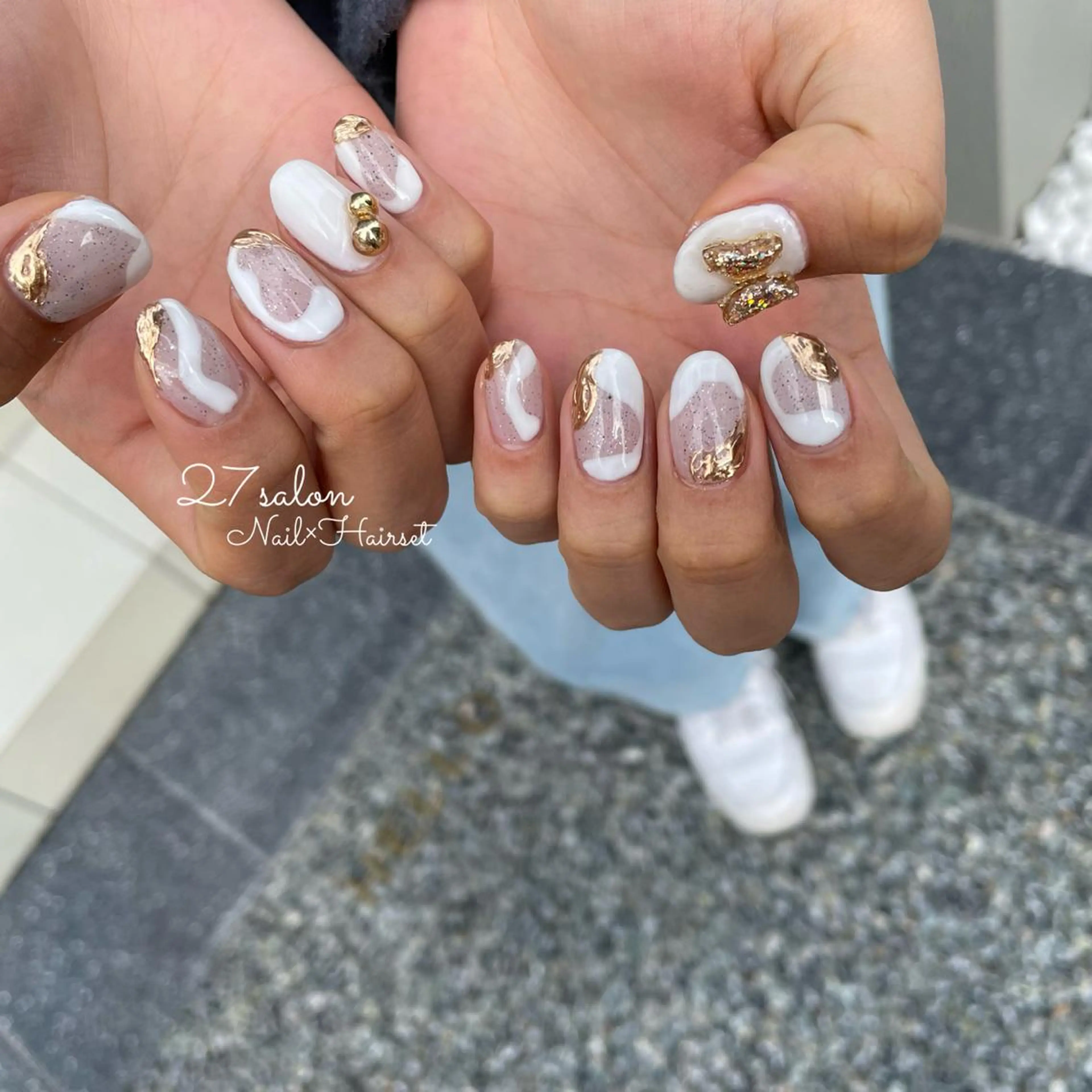 ネイル ニュアンスネイル 27salon yuinaのネイルデザイン