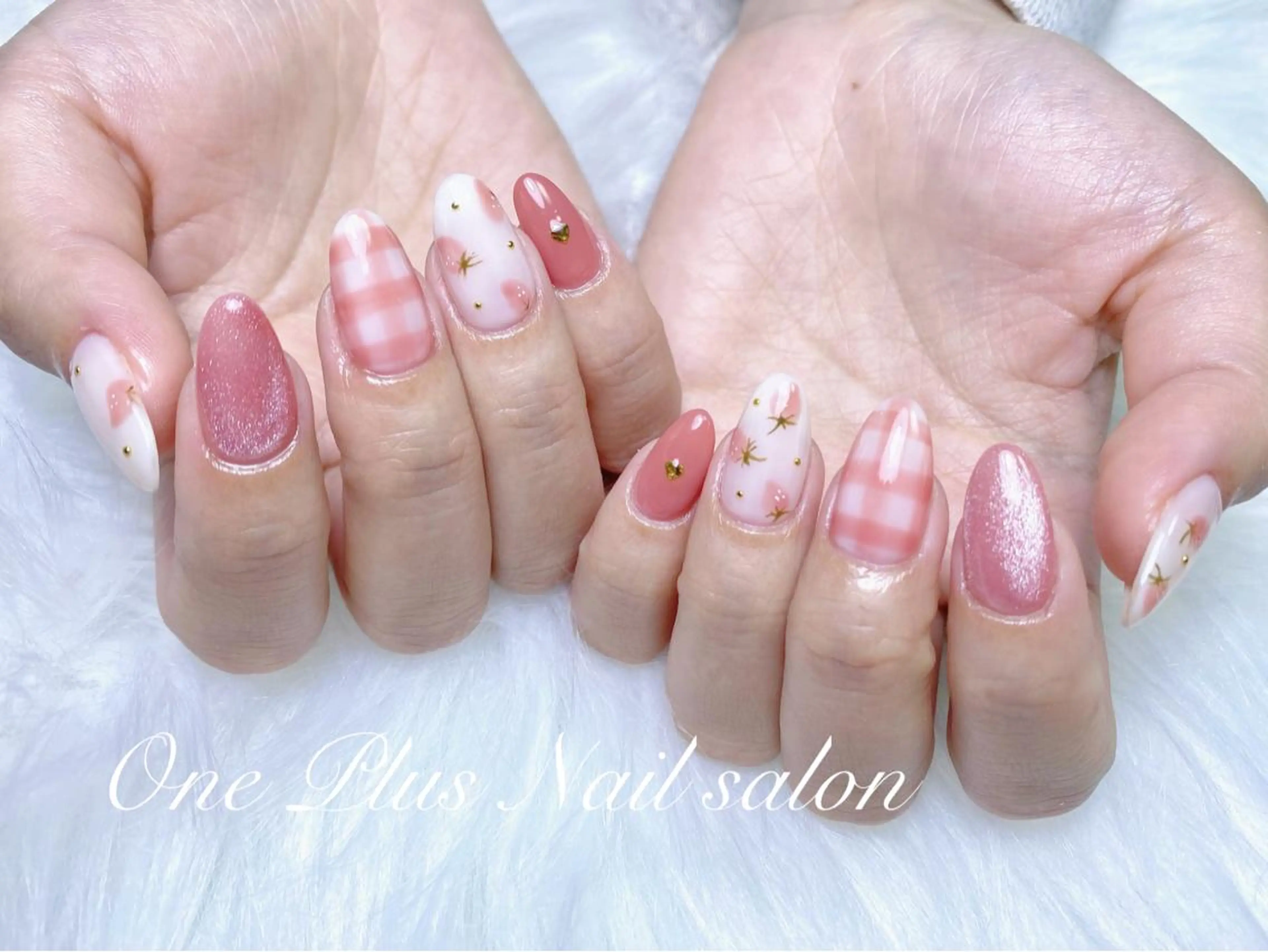 🍒自爪🎀ジェル持ち込みデザイン90分🎀大きいパーツつけ放題、3Dフラワーアート、キルティング→9980円になりますの写真