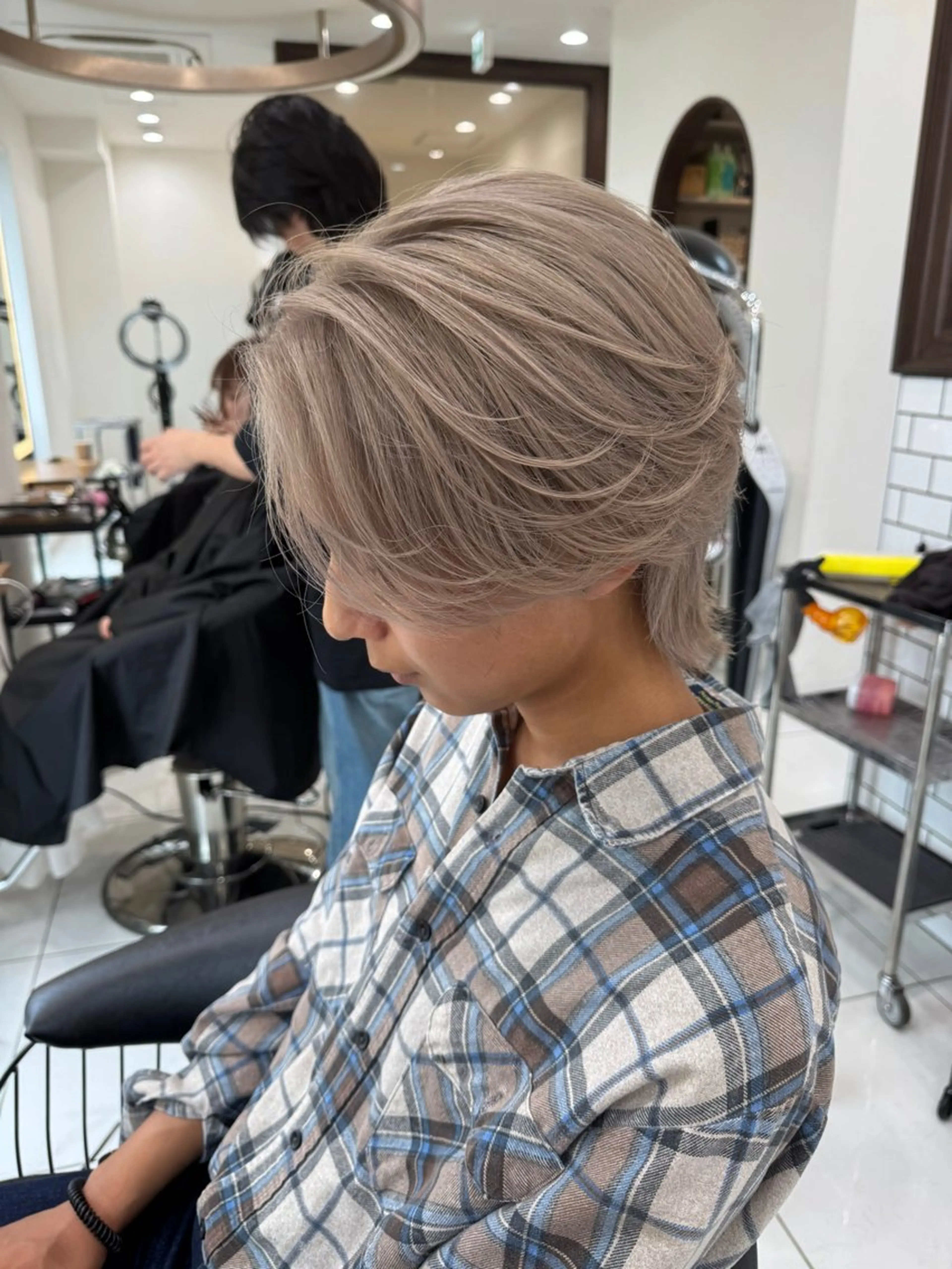 カラー メンズ メンズブリーチ メンズハイトーン ブリーチ ハイトーンカラー 菅野 心悠/メンズヘアのヘアスタイル