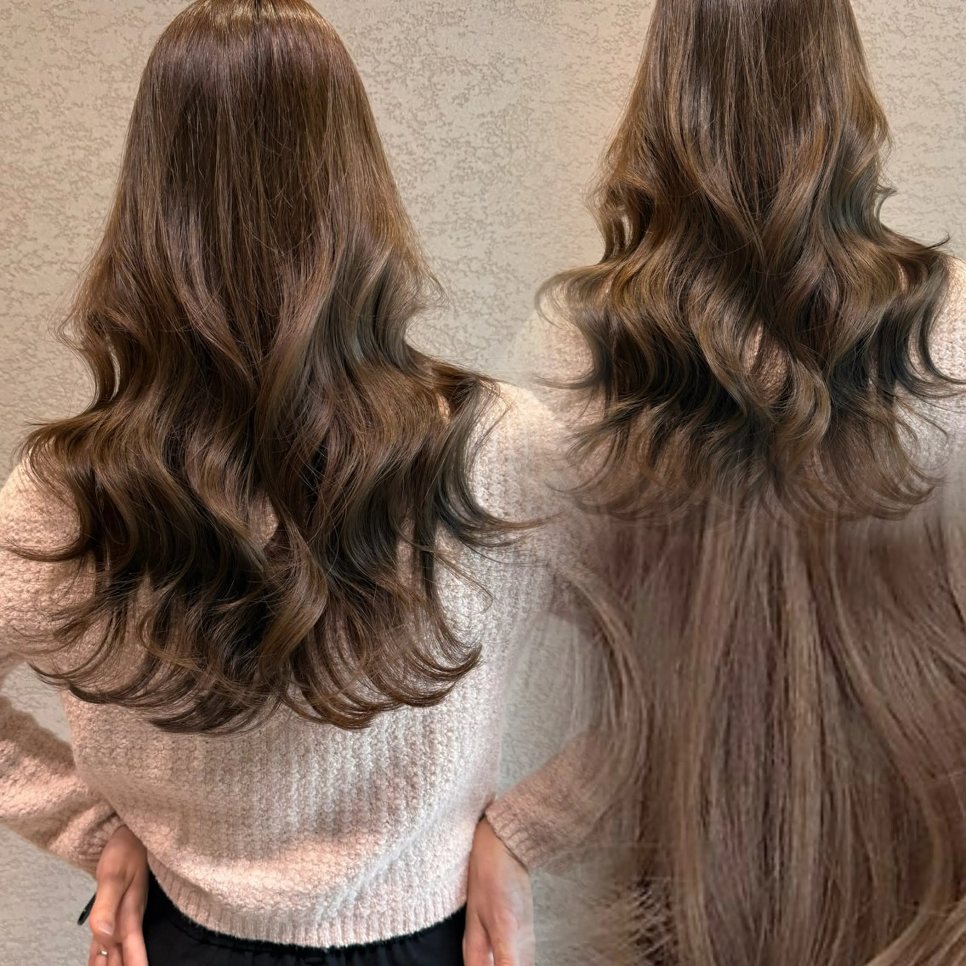 ロング カラー ヘアカラー トリートメント レイヤー❣️縮毛矯 川村利幸のヘアスタイル