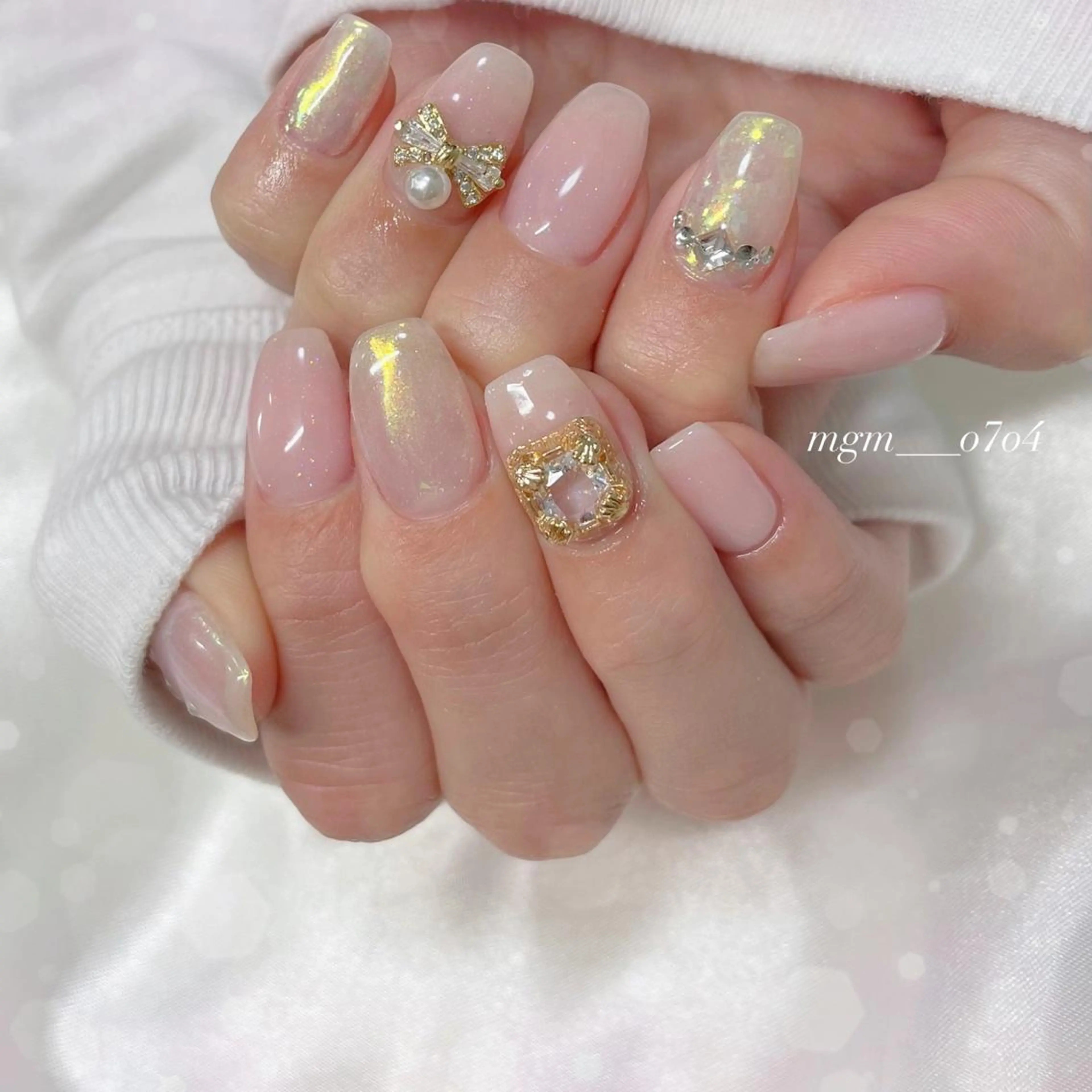 ネイル ハンドネイル ハンドケア MoON...❤︎ MeGuのネイルデザイン