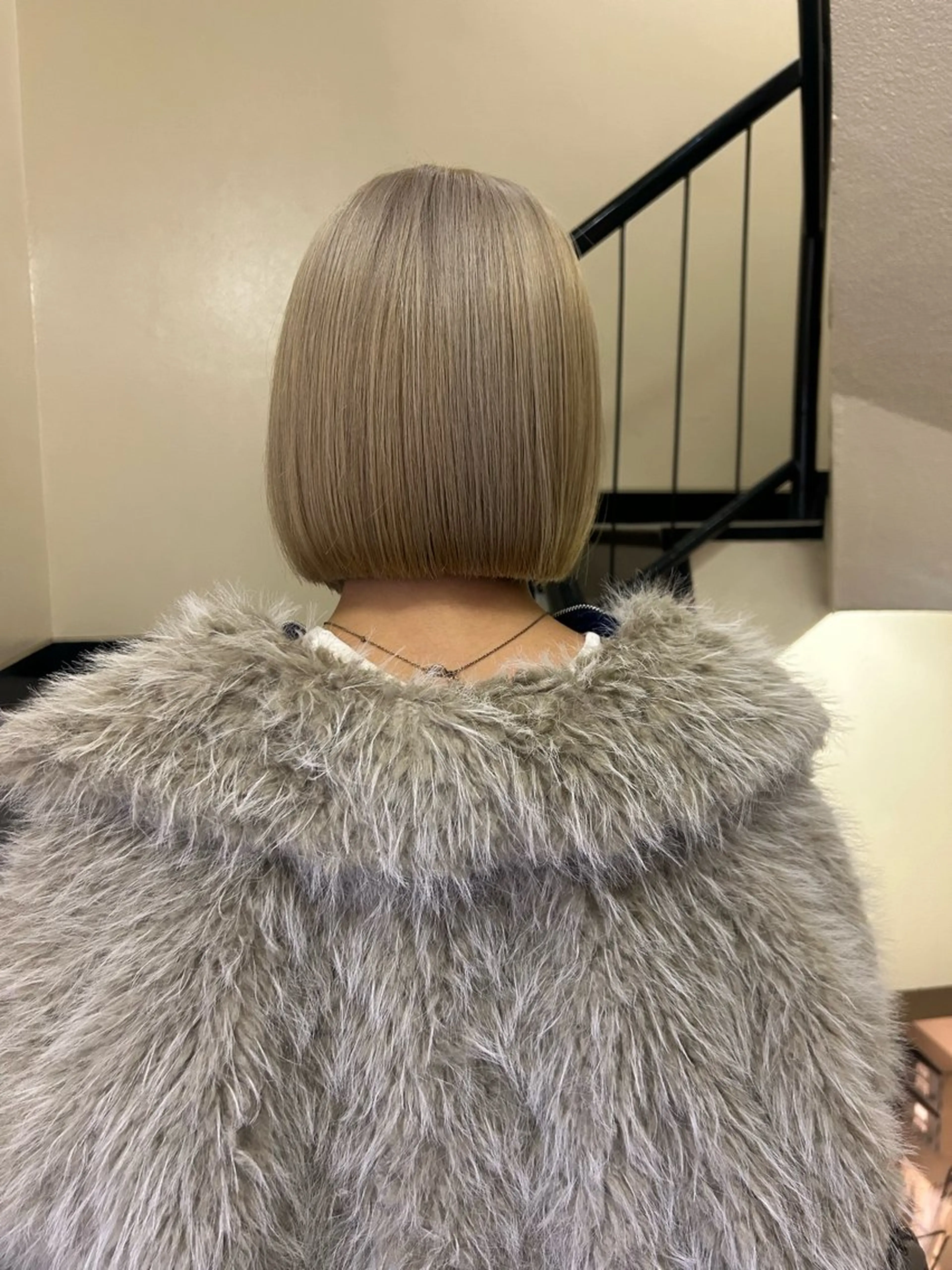 ショート カラー 切りっぱなしボブ ボブ カット トリートメント ☕️結【suii.】 ボブ/ヘアセット☕️のヘアスタイル