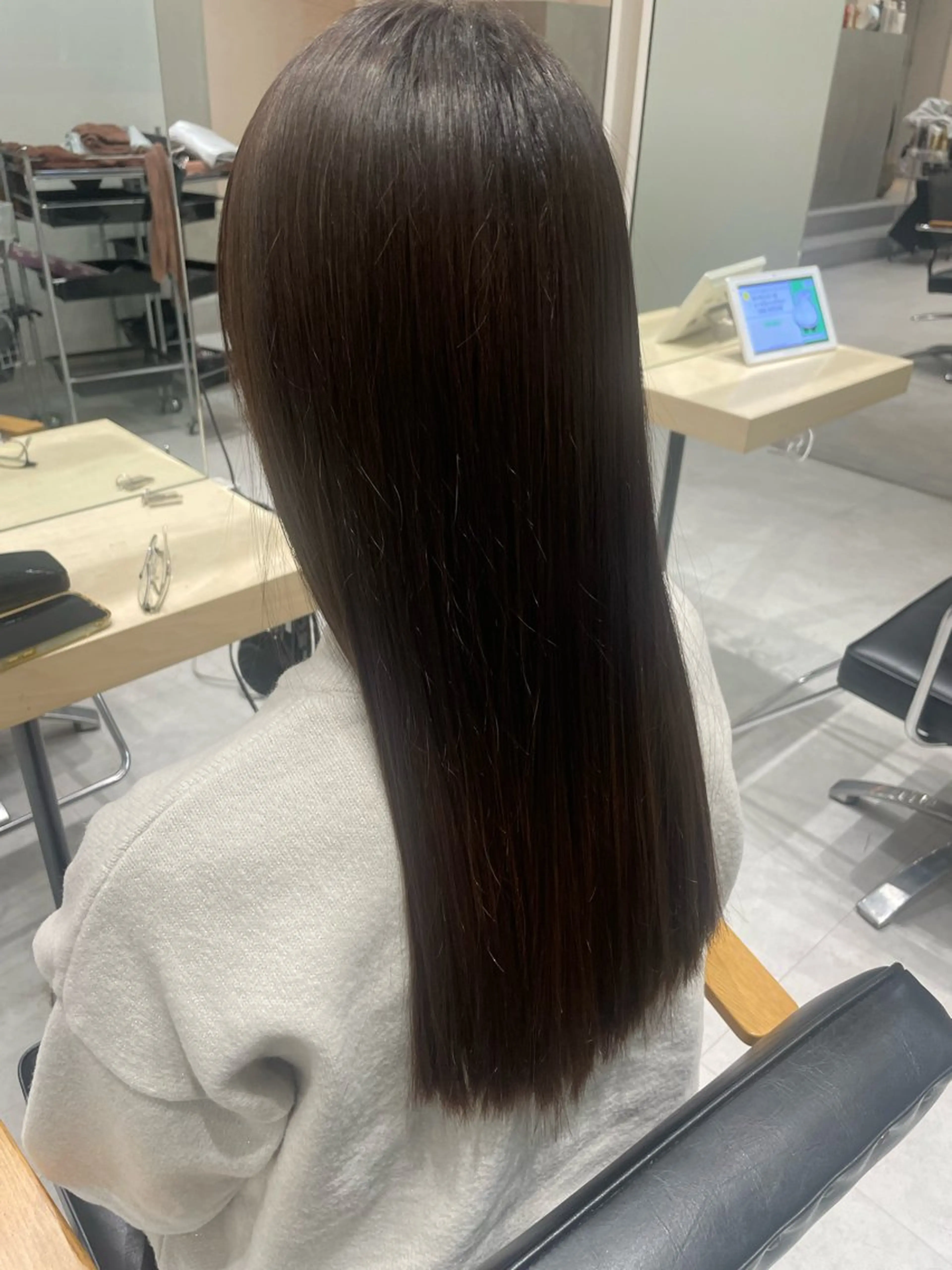 縮毛矯正の写真