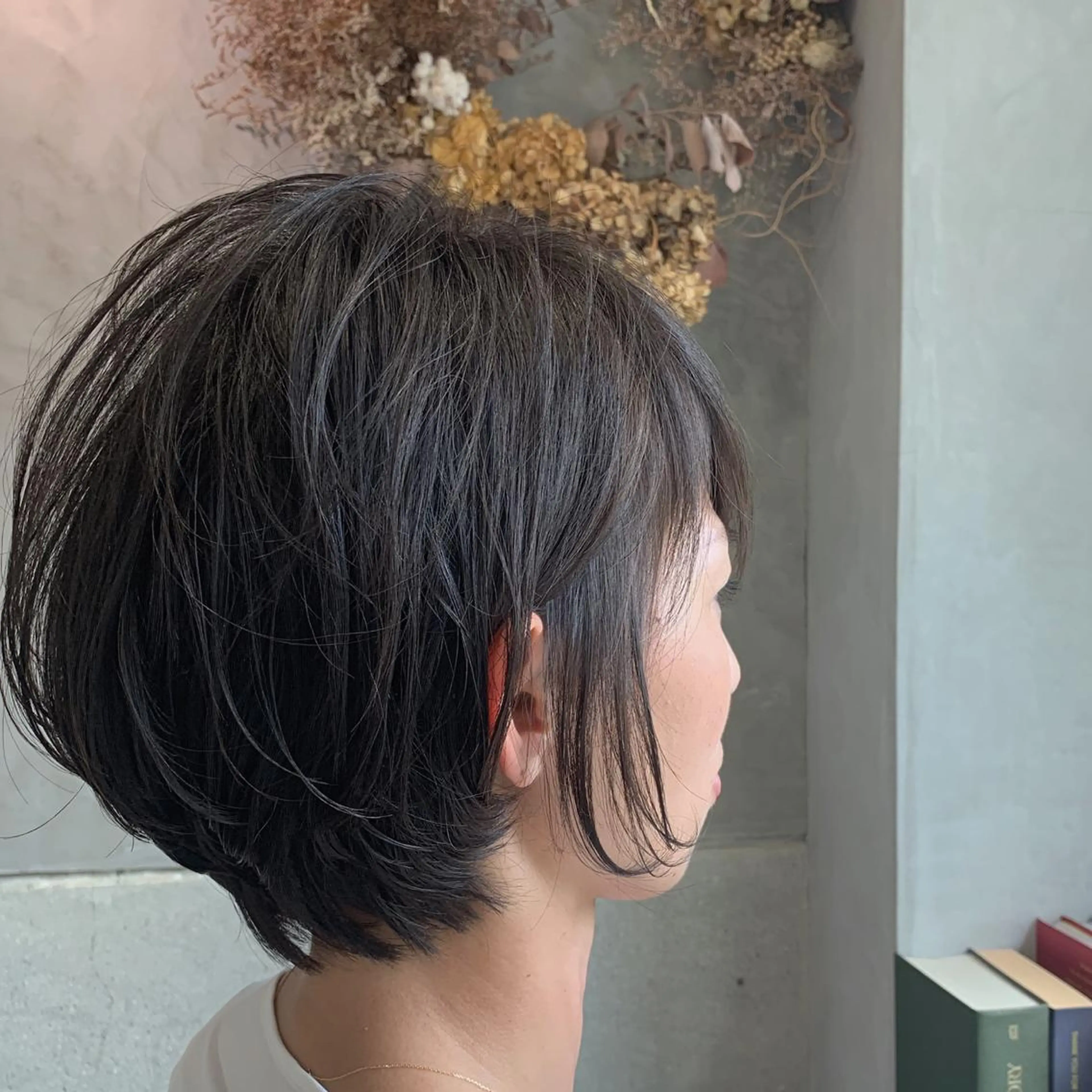 ショート カット パーマ トリートメント 落合 妙佳のヘアスタイル