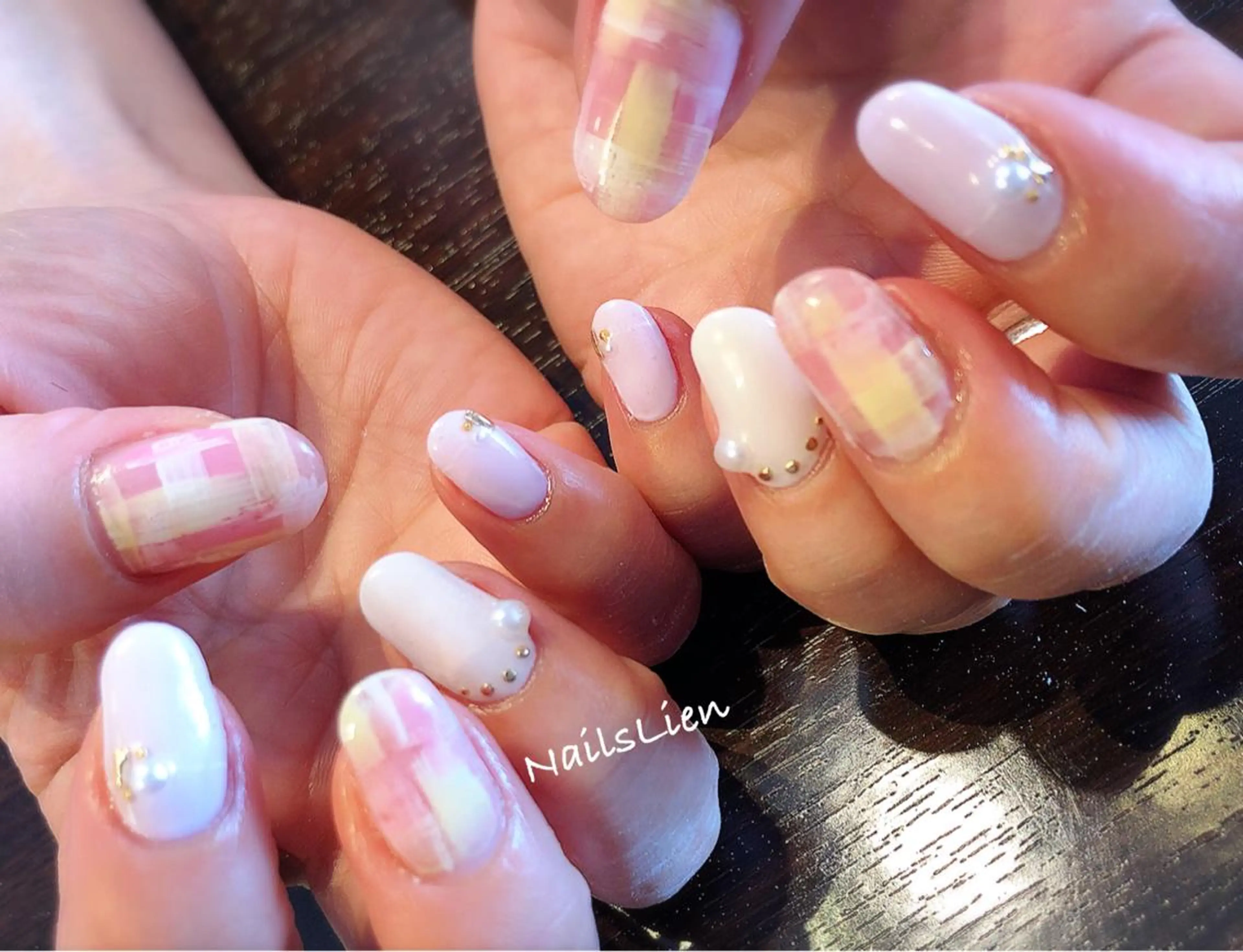 ネイル ワンカラーネイル パステルネイル 春ネイル 夏ネイル studio e n / RiNのネイルデザイン