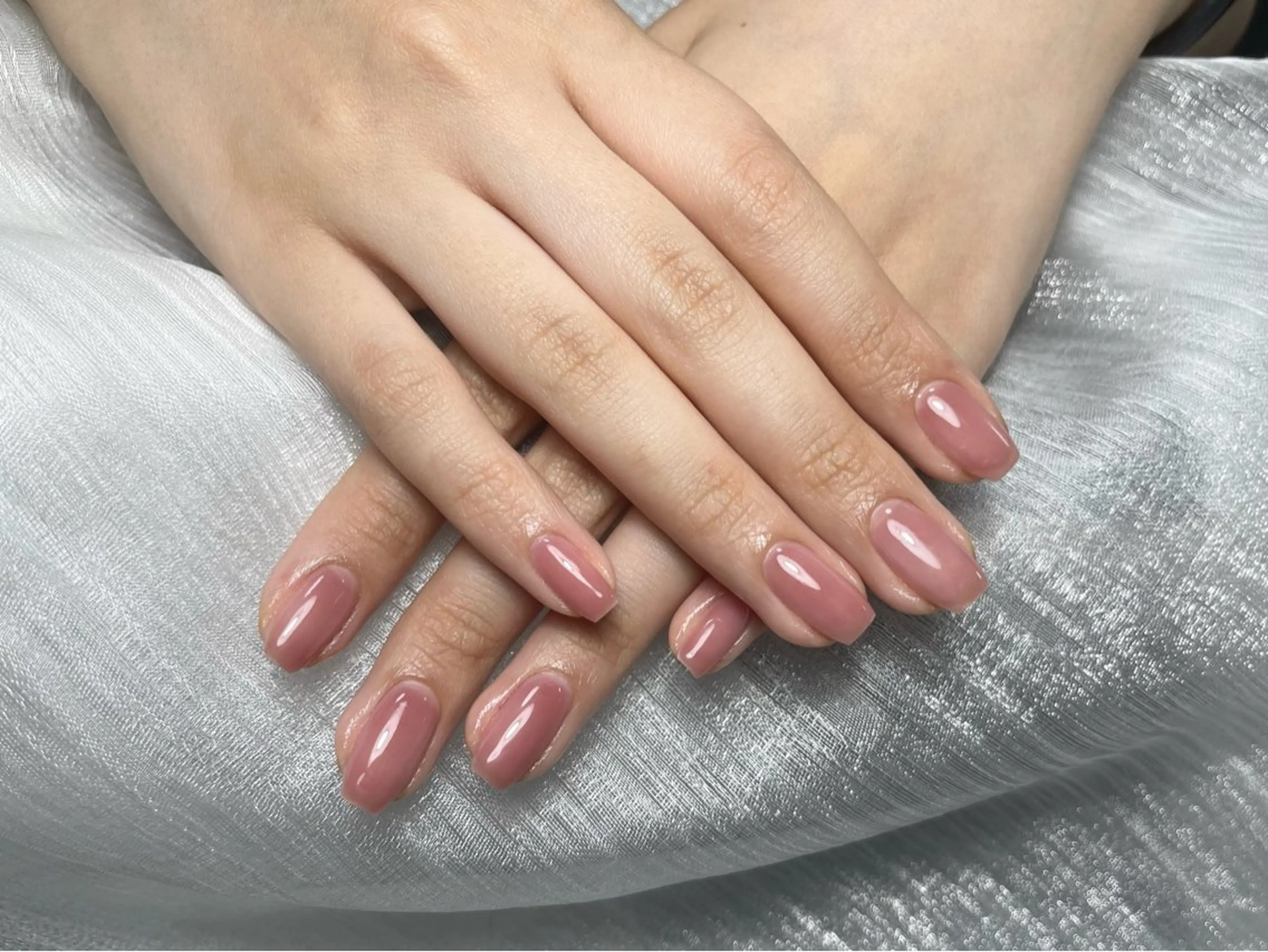 ネイル ワンカラーネイル ハンドネイル ハンドケア ⭐️Syu Rei⭐️のネイルデザイン