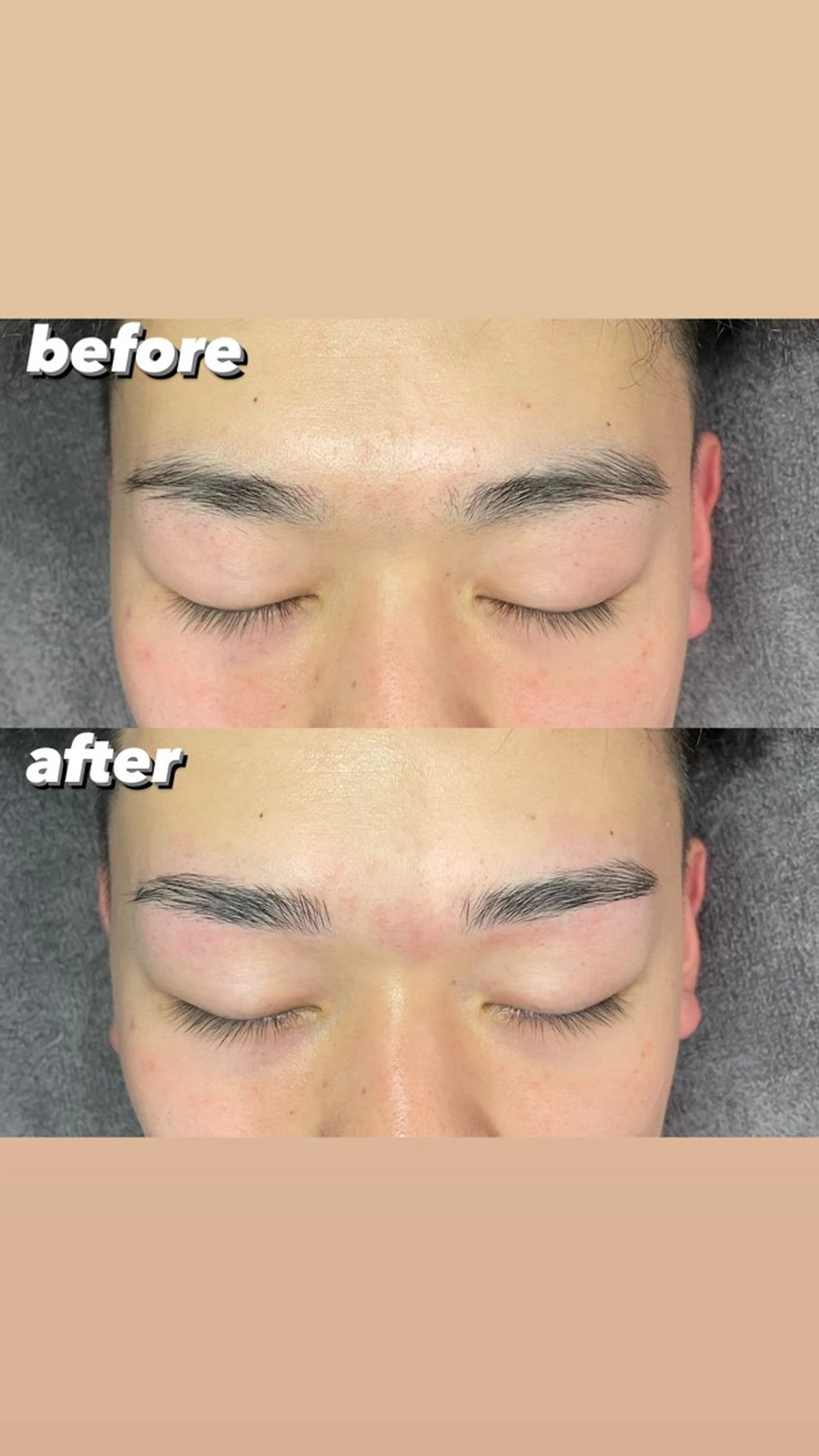 アイブロウ ハリウッドブロウリフト メンズアイブロウ ワックス脱毛 その他(アイブロウ) Nico　山本 晃平の眉毛・アイブロウイメージ