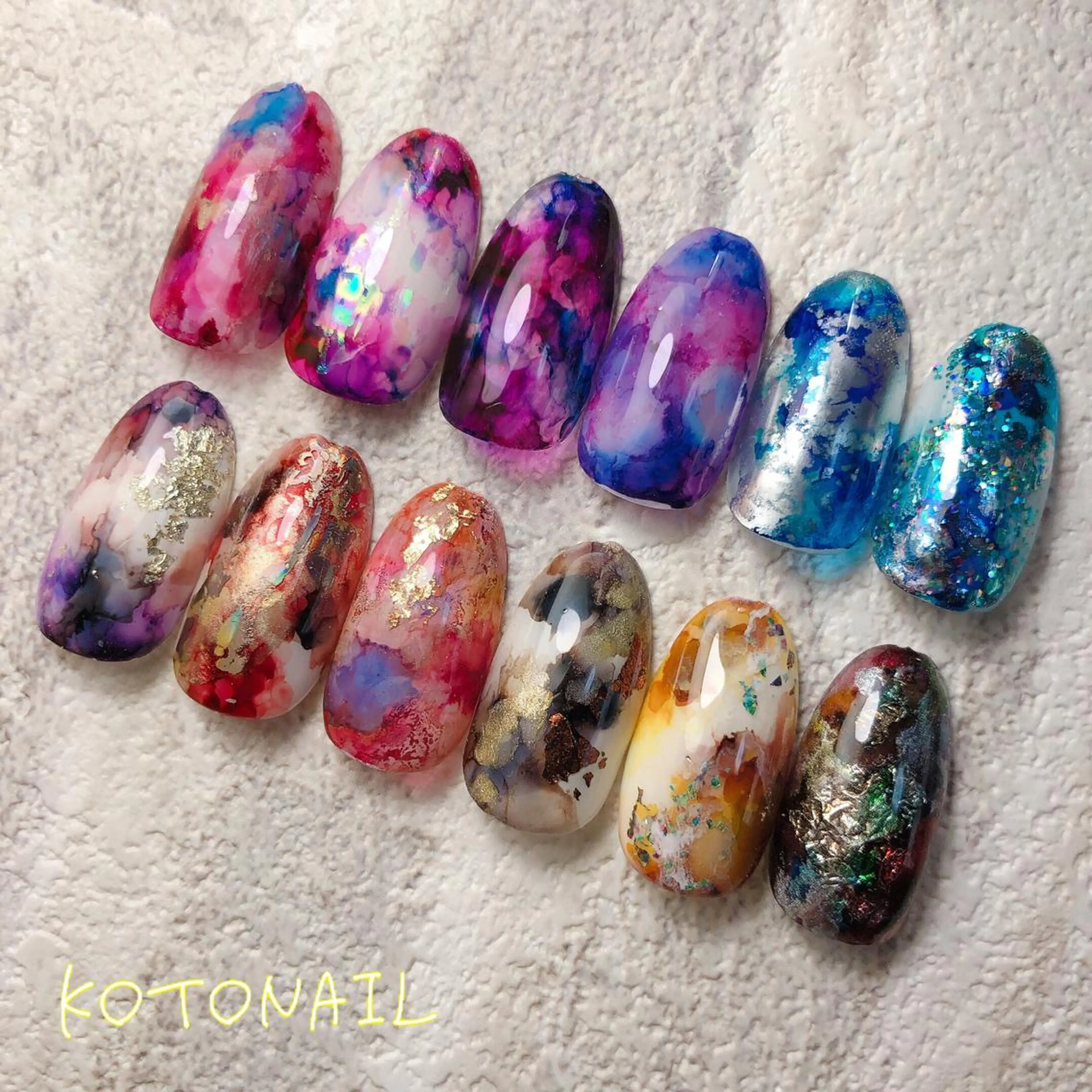 ネイル アートネイル ジェルネイル ハンドネイル koto nailのネイルデザイン