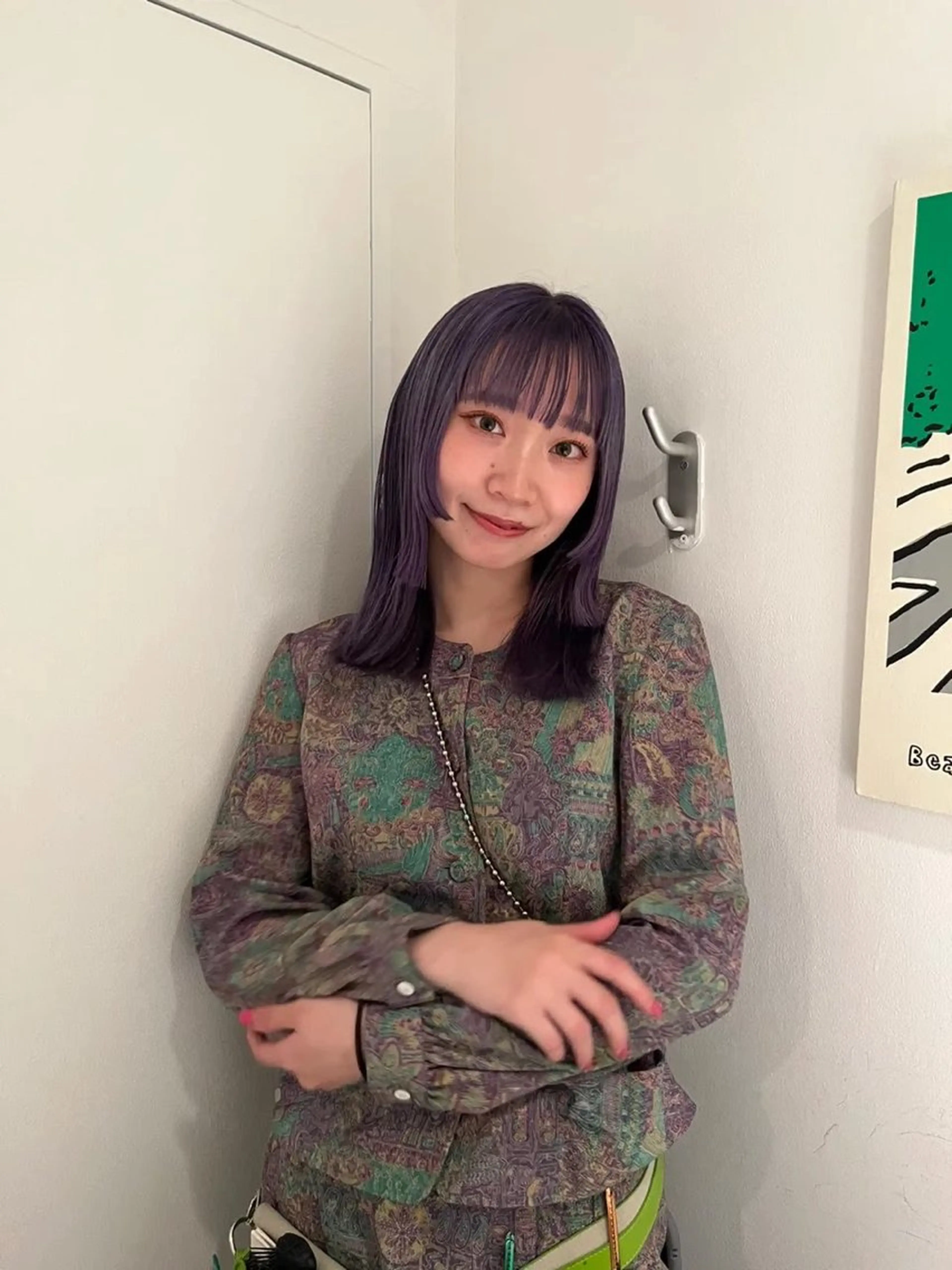 カラー かがやしづ ⭐️ハイトーンのヘアスタイル