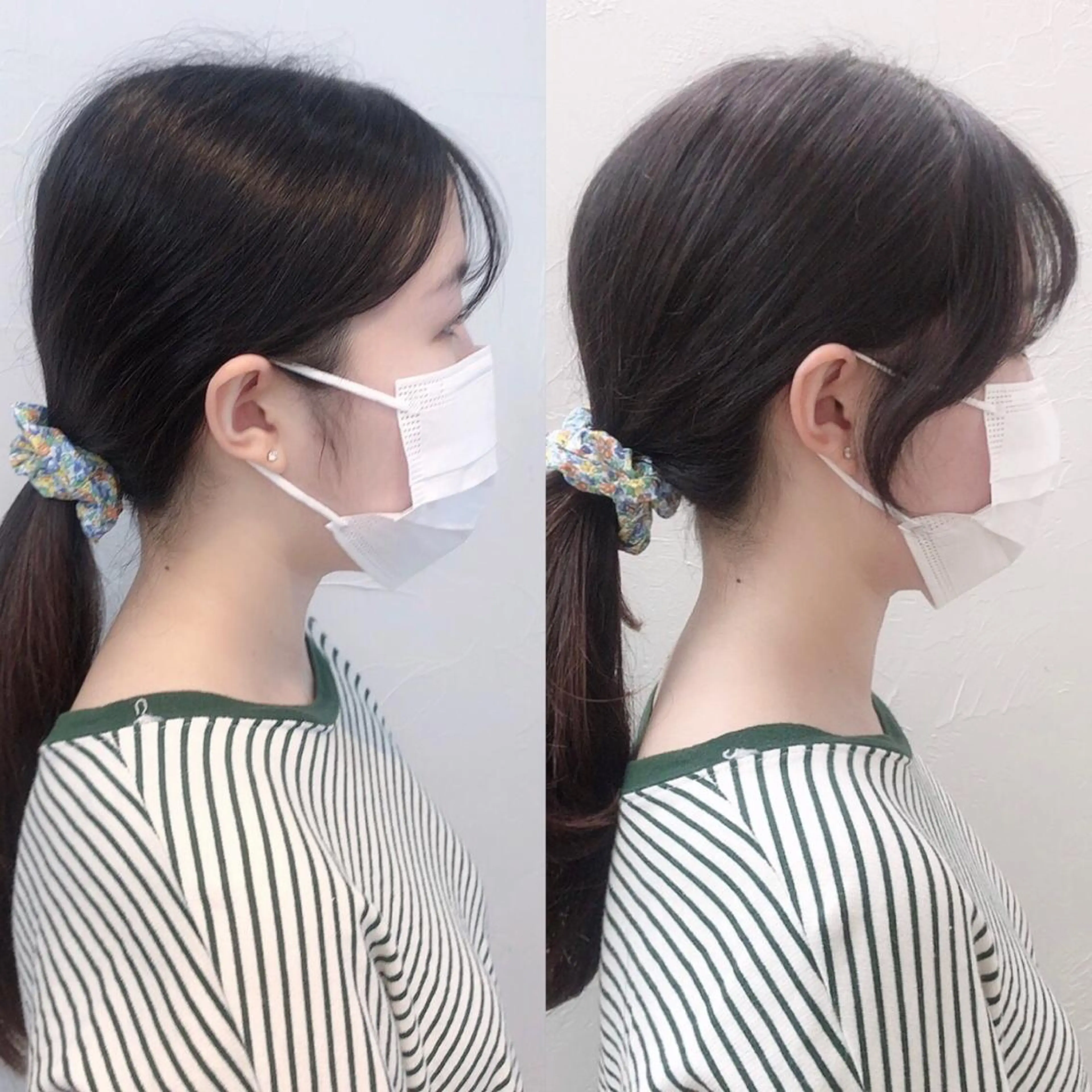 セミロング エギョモリ カット トリートメント 韓国ヘア/レイヤー カット SAKURAのヘアスタイル