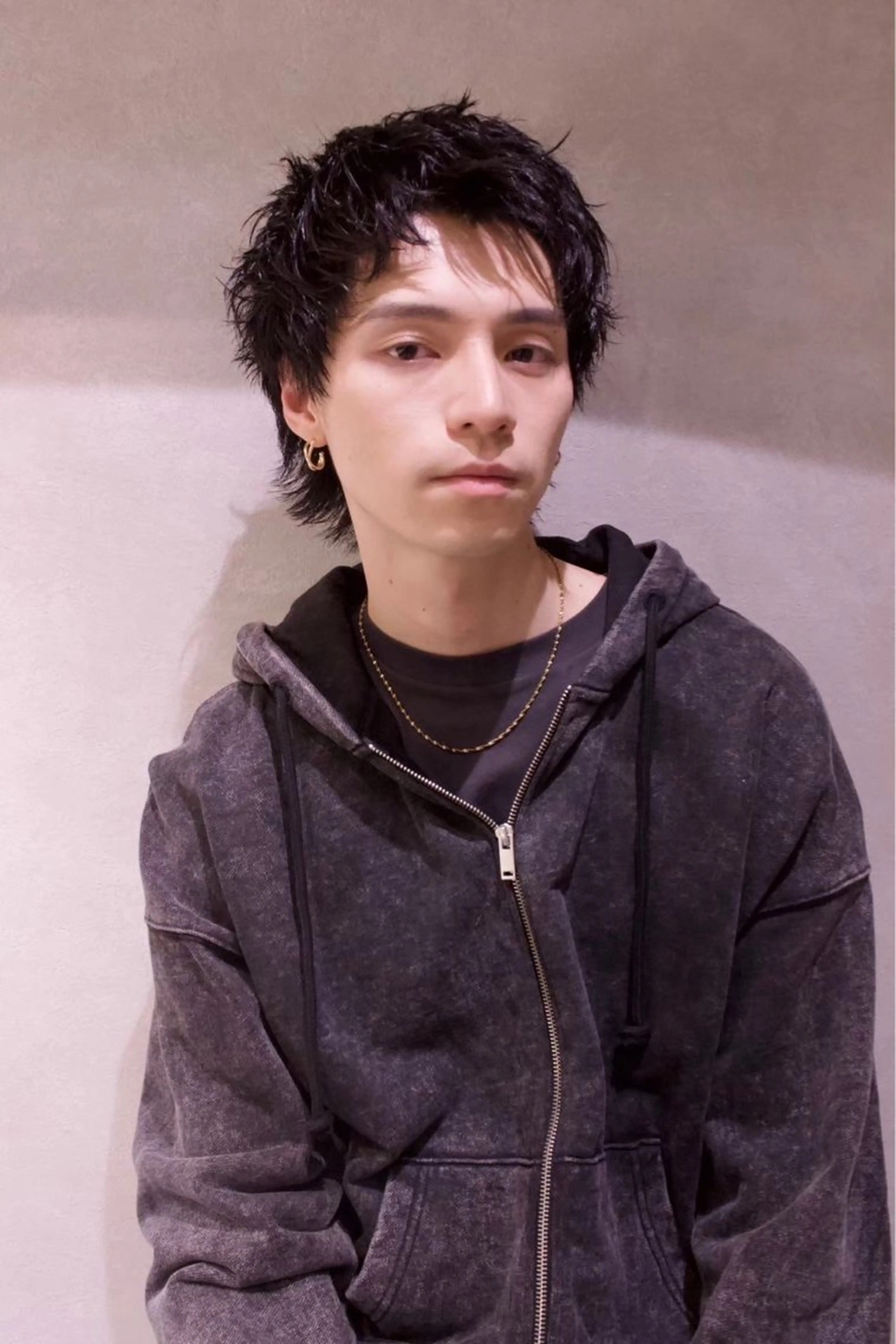 メンズ シャドウパーマ/ 波巻きパーマ/三鷹のヘアスタイル