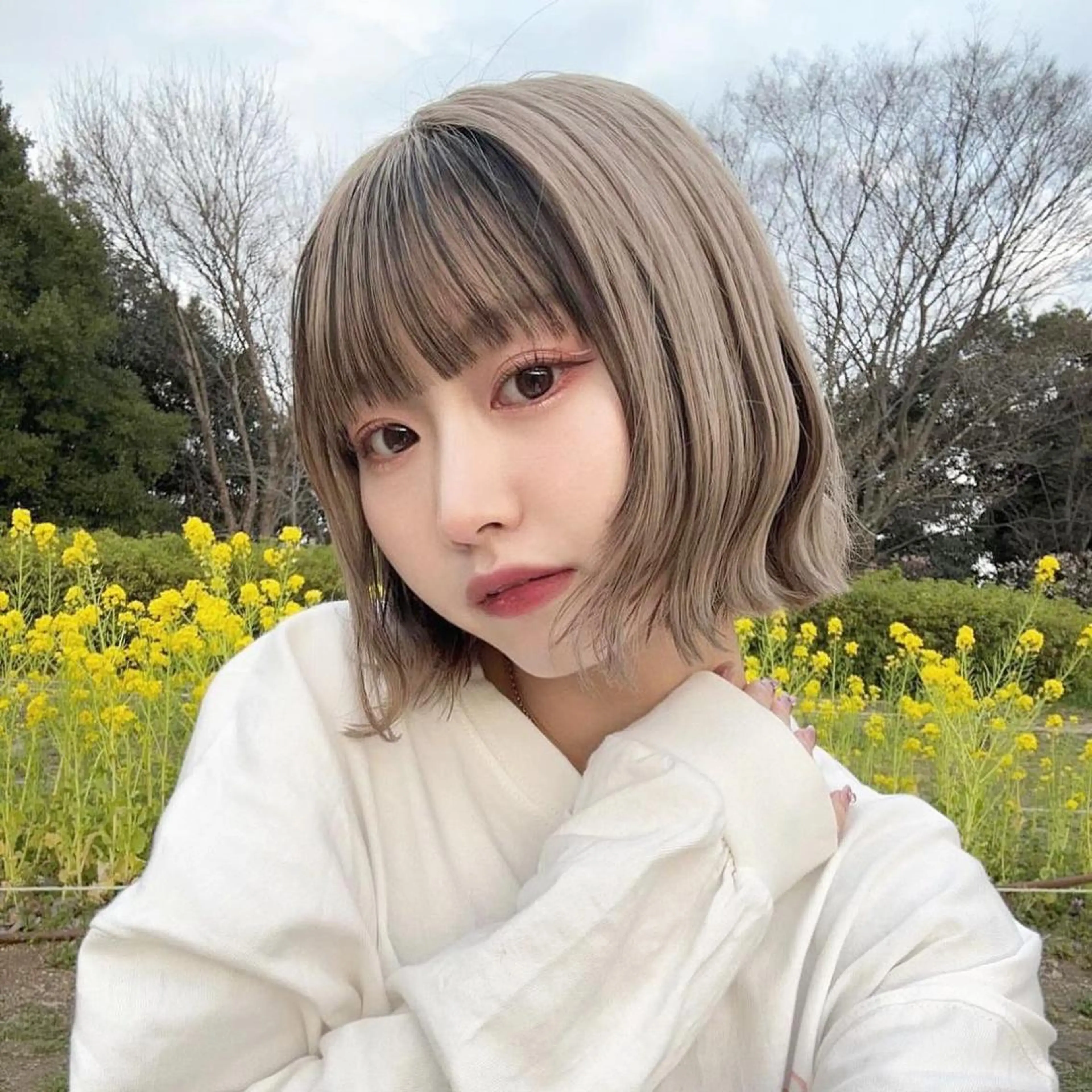 💙ダメージ94%カット💙カット➕ブリーチ有ダブルカラー➕髪質改善トリートメント⭐️❤️‍🔥の写真