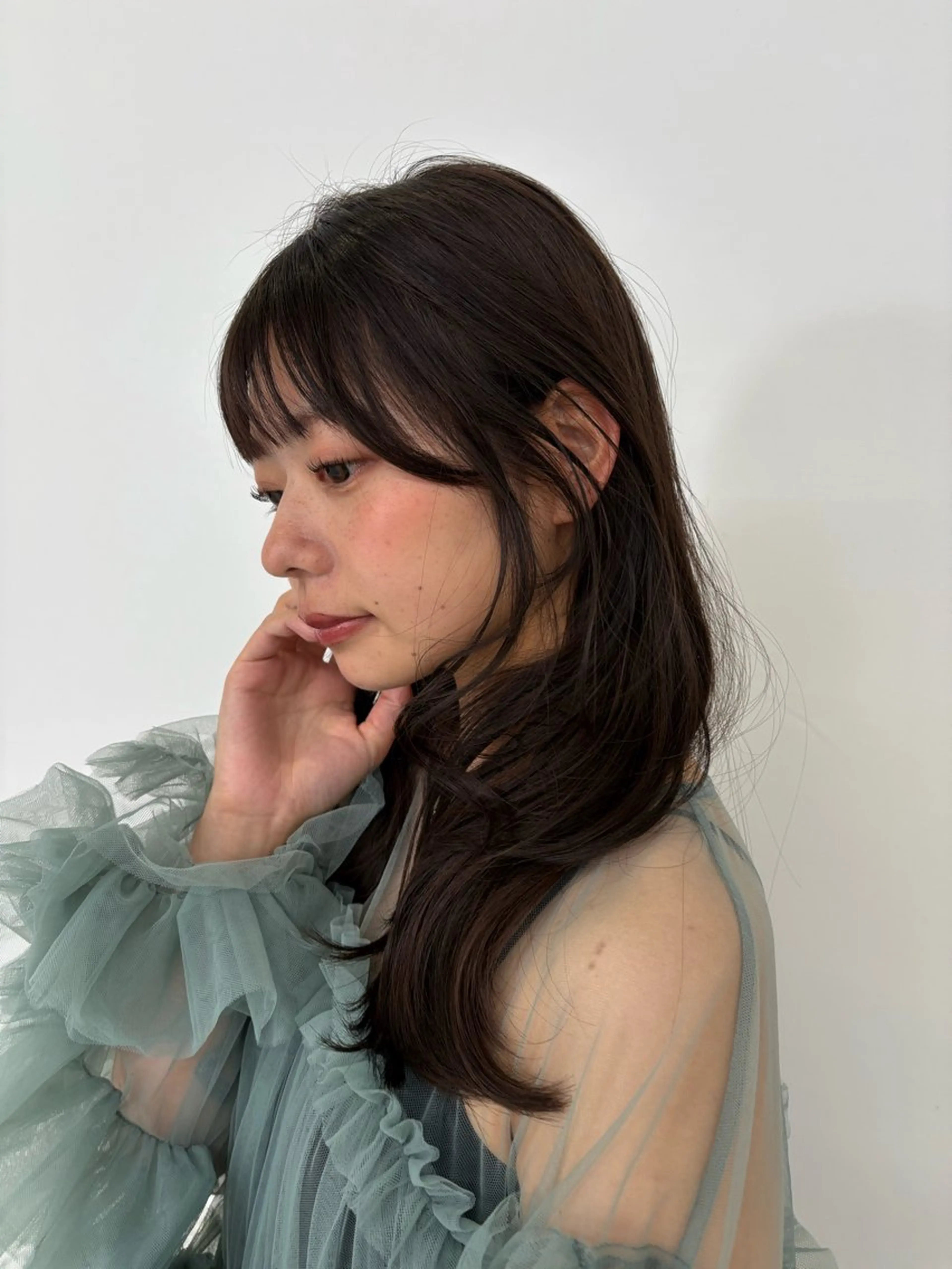 ロング カラー ヘアアレンジ ar北千住 あやみのヘアスタイル