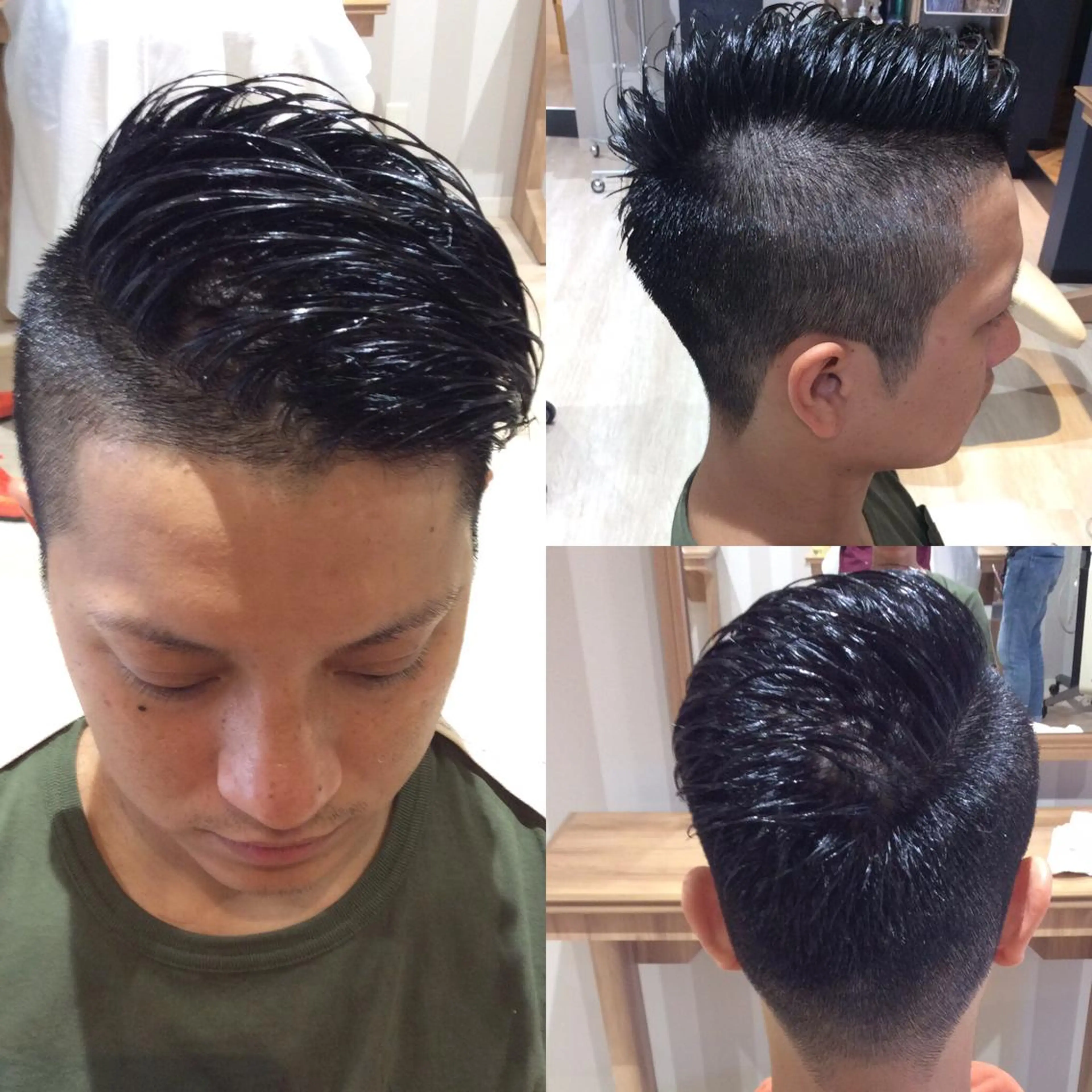 メンズ フェードカット 刈り上げ 山本 将史のヘアスタイル