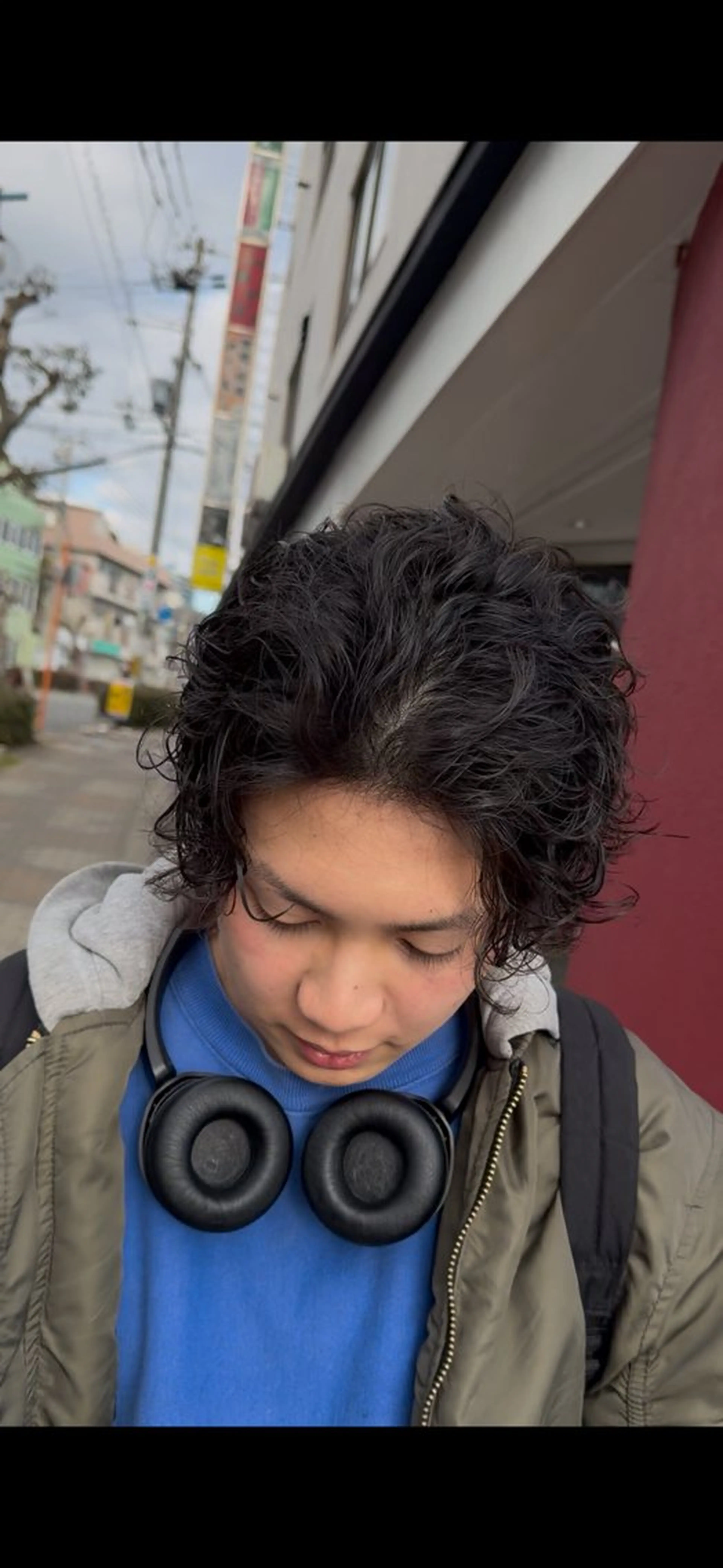 ショート パーマ メンズ カット パーマ トリートメント ヘッドスパ 渋谷 洸貴のヘアスタイル