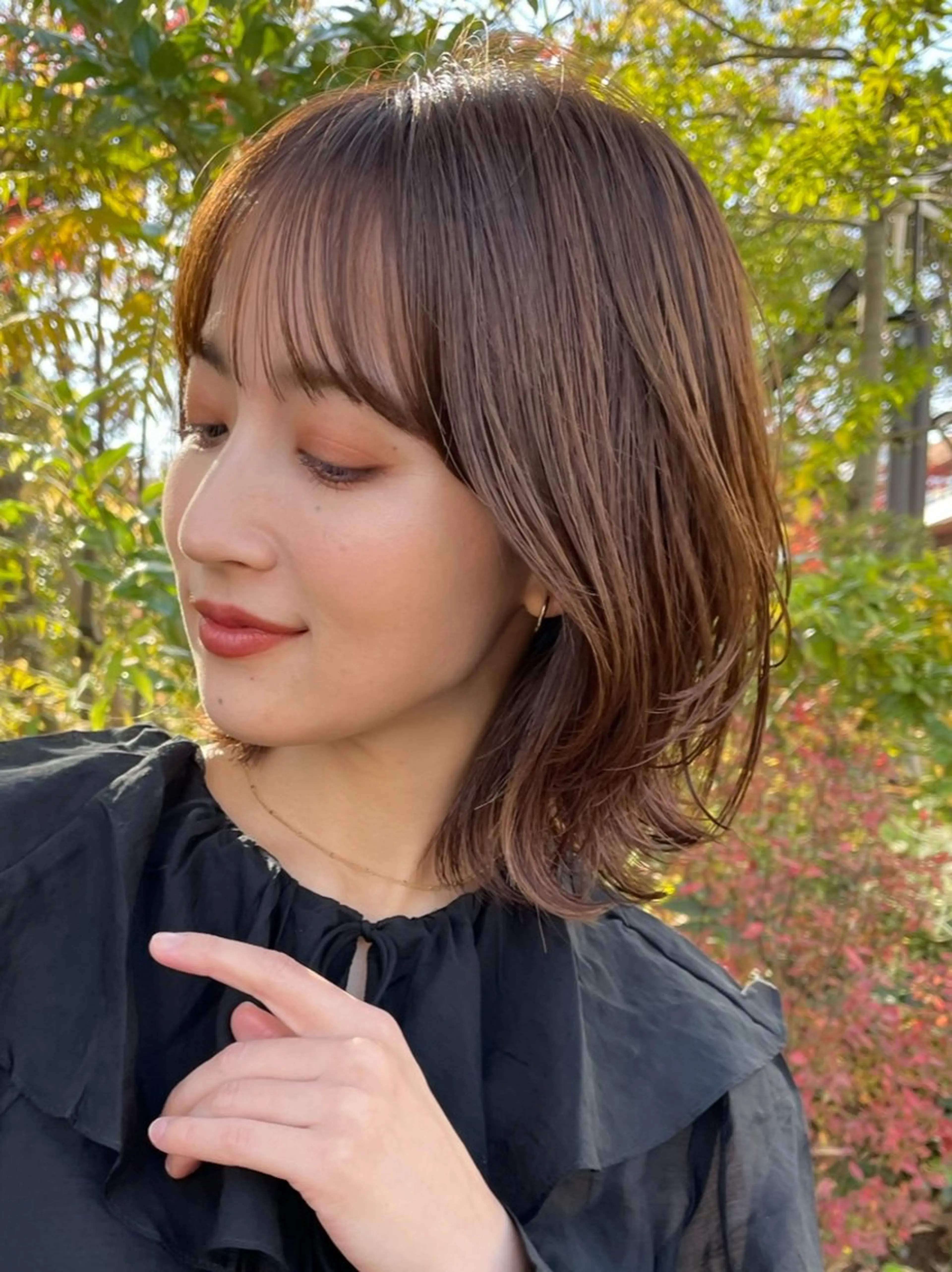 ミディアムヘア🌼 さきのヘアスタイル