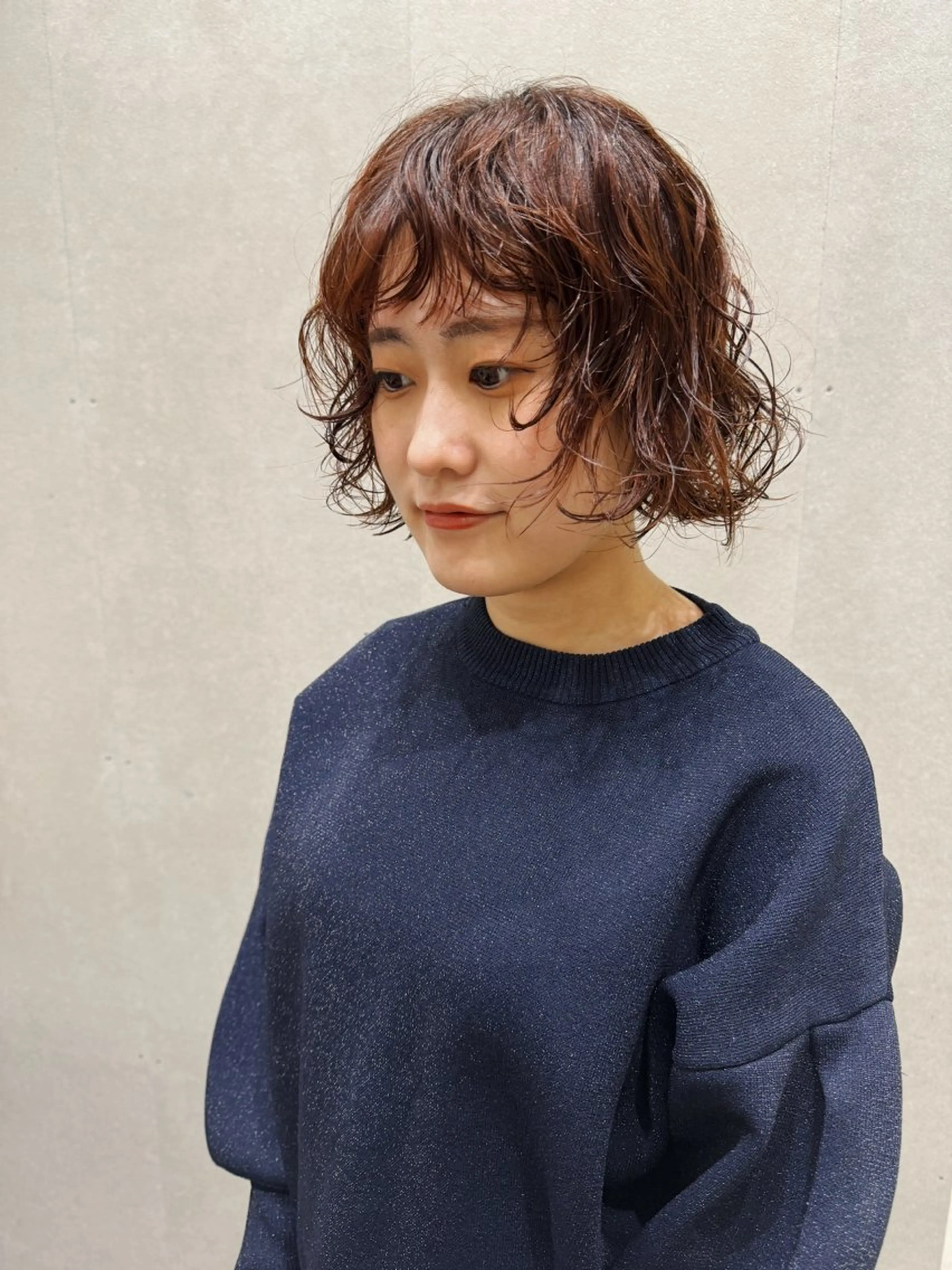 ショート パーマ ボブ カット パーマ トリートメント センスをお届けします 大谷将生infpのヘアスタイル