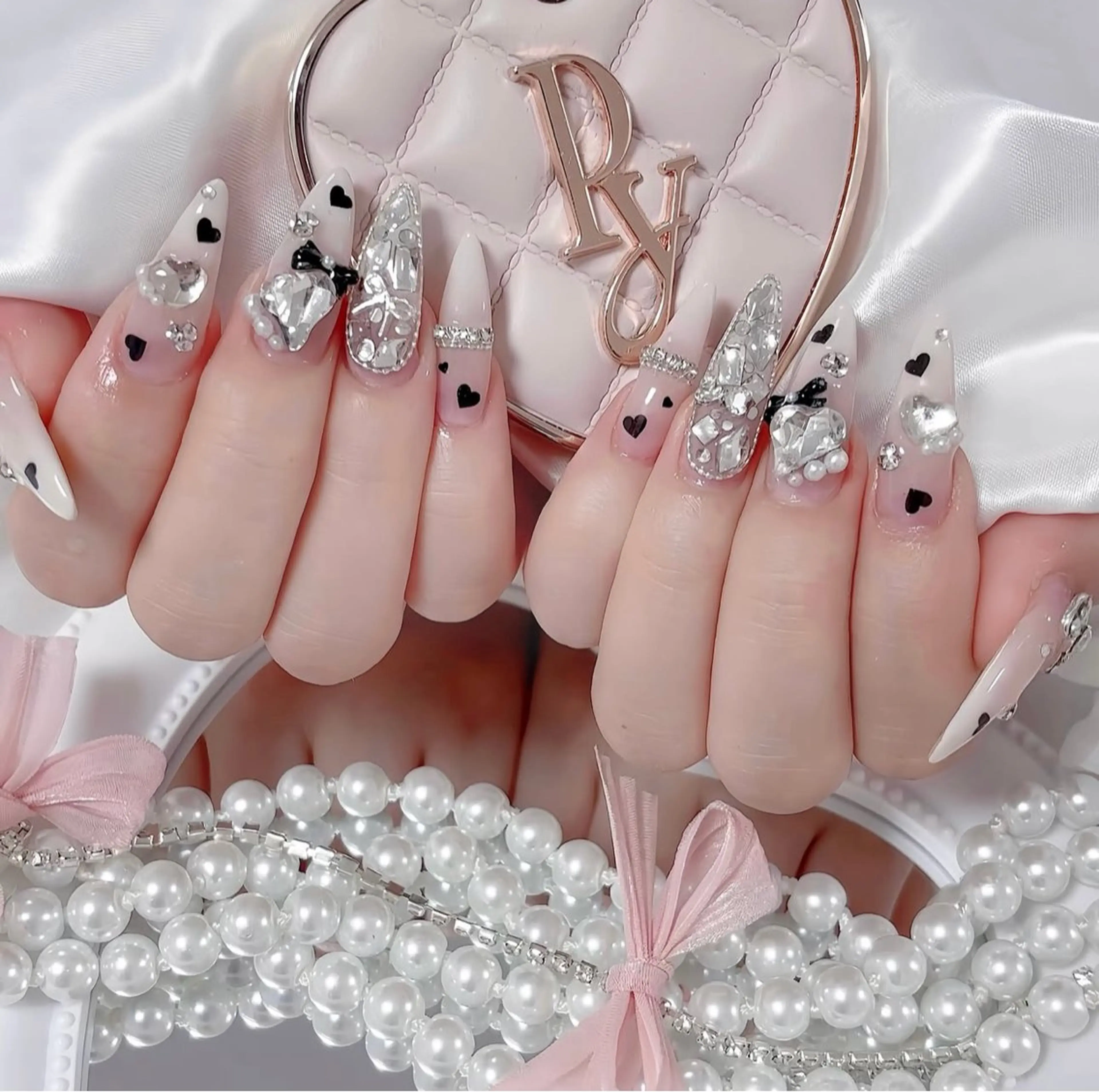 ネイル 韓国ネイル 持ち込み ニュアンスネイル ネイルチップ ハンドネイル TABI ANA.CHUOのネイルデザイン