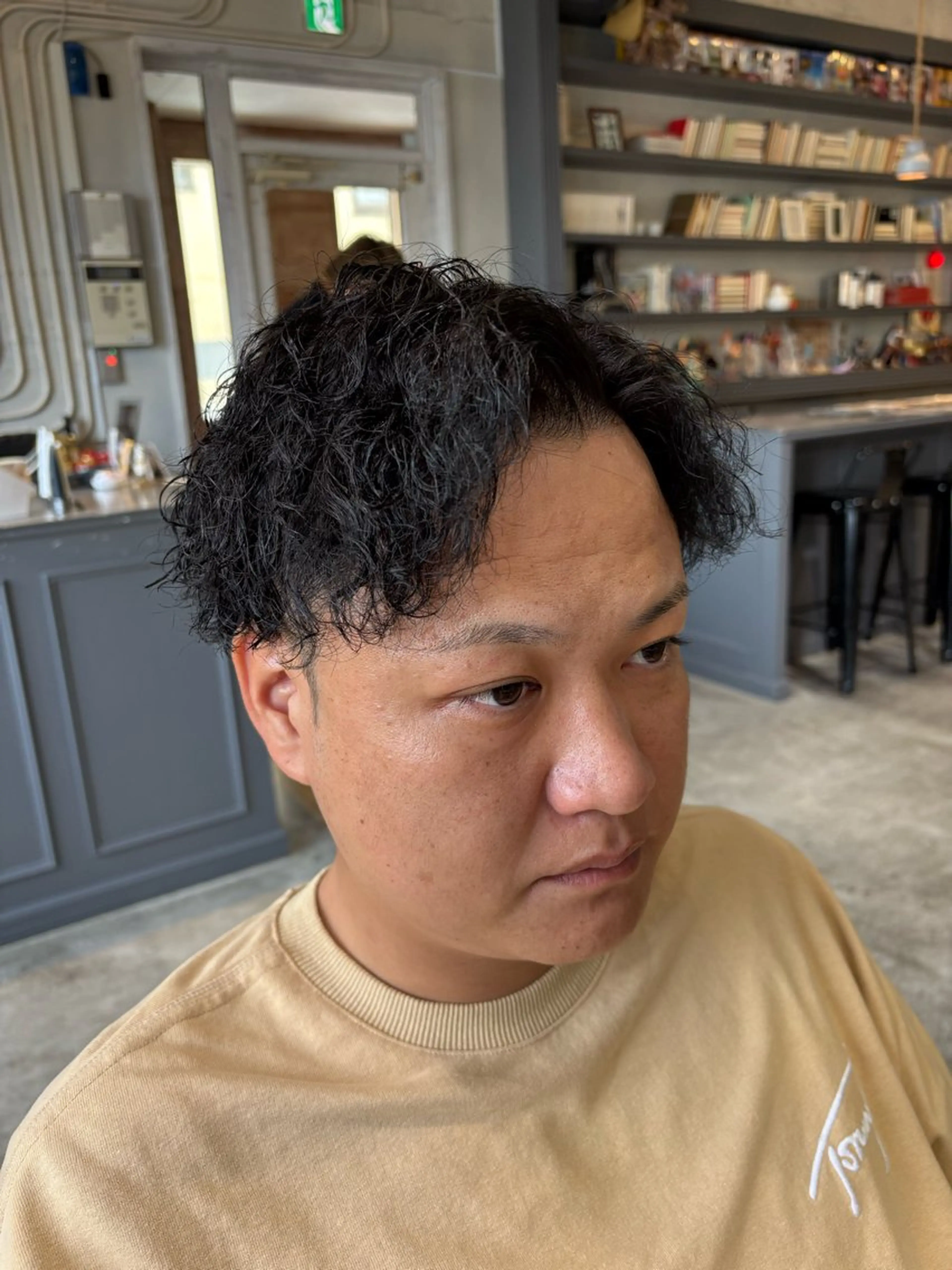 ショート カラー メンズ メンズパーマ HANGOUT所属・HANGOUT /松本大輝のヘアスタイル