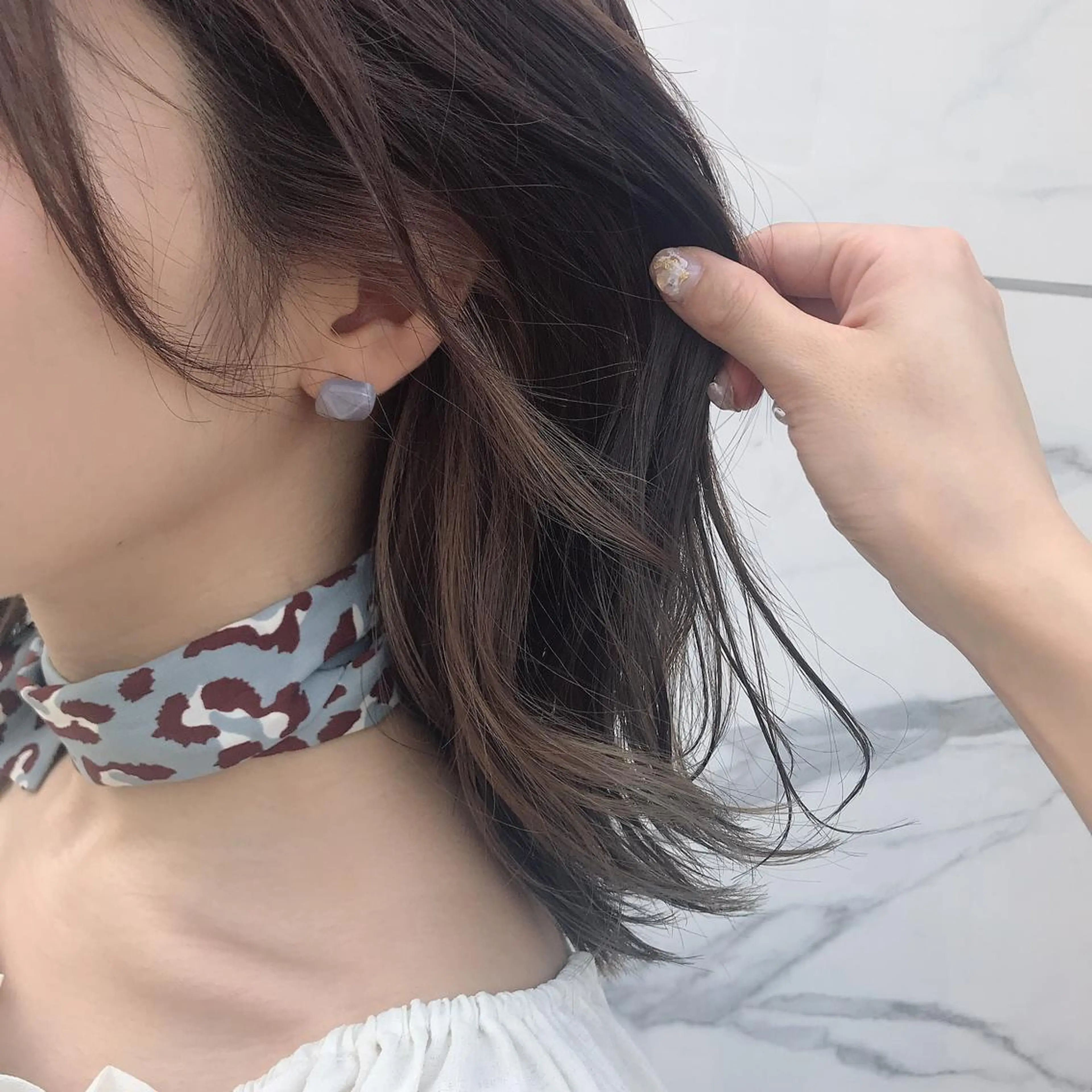 ミディアム カラー ベージュカラー インナーカラー 韓国ヘア☁️ mitsukiのヘアスタイル