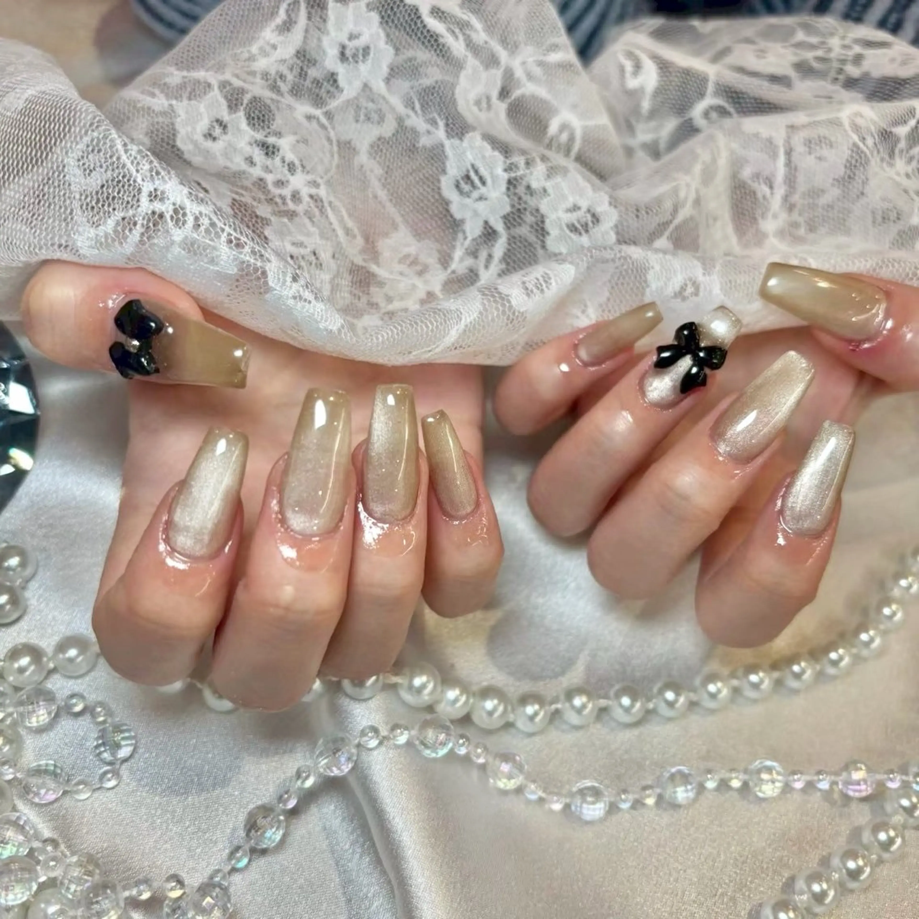 セミロング ハンドネイル mionail 八木のネイルデザイン