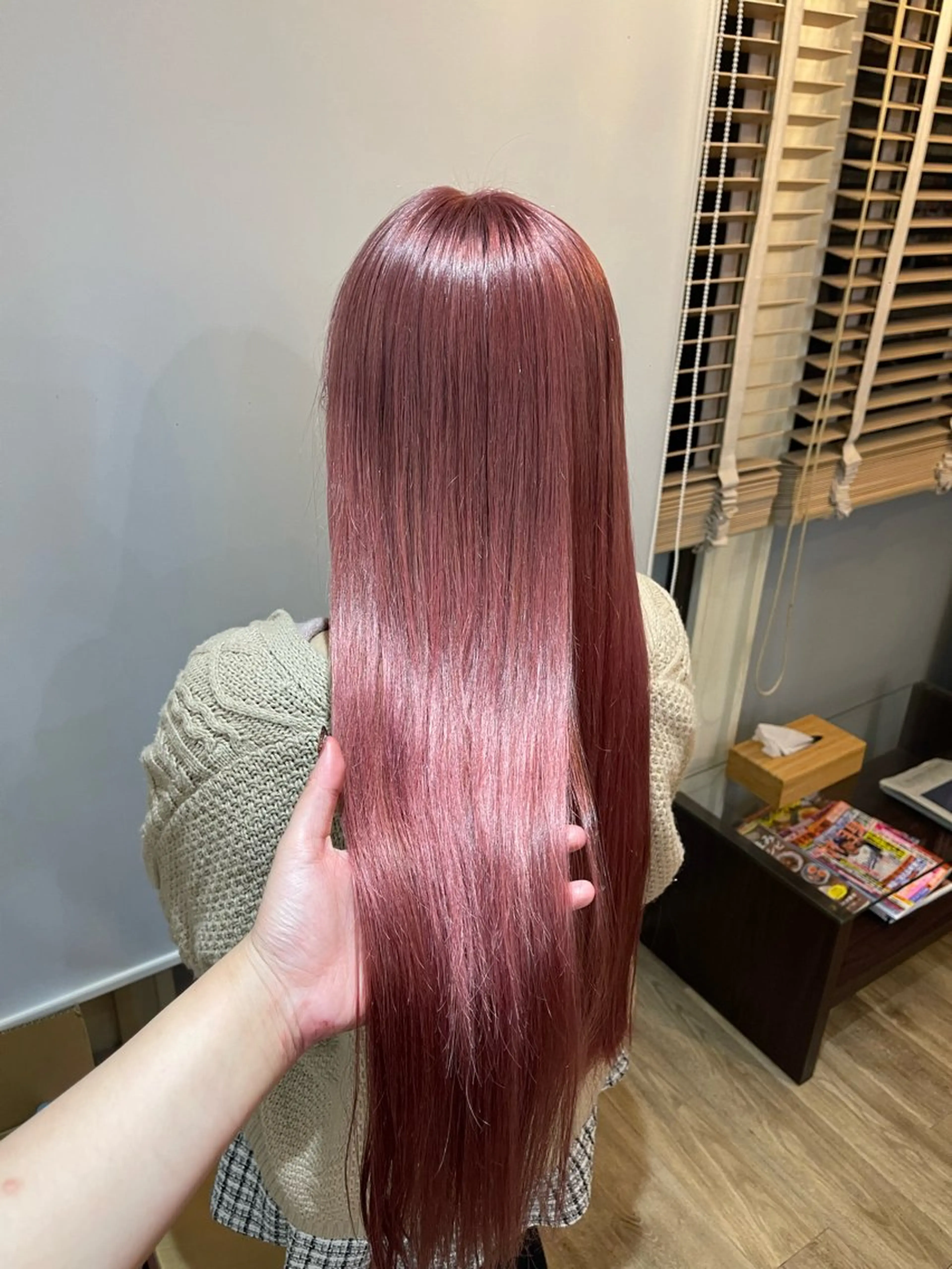 ロング カラー ヘアカラー トリートメント envogue ゆりのヘアスタイル