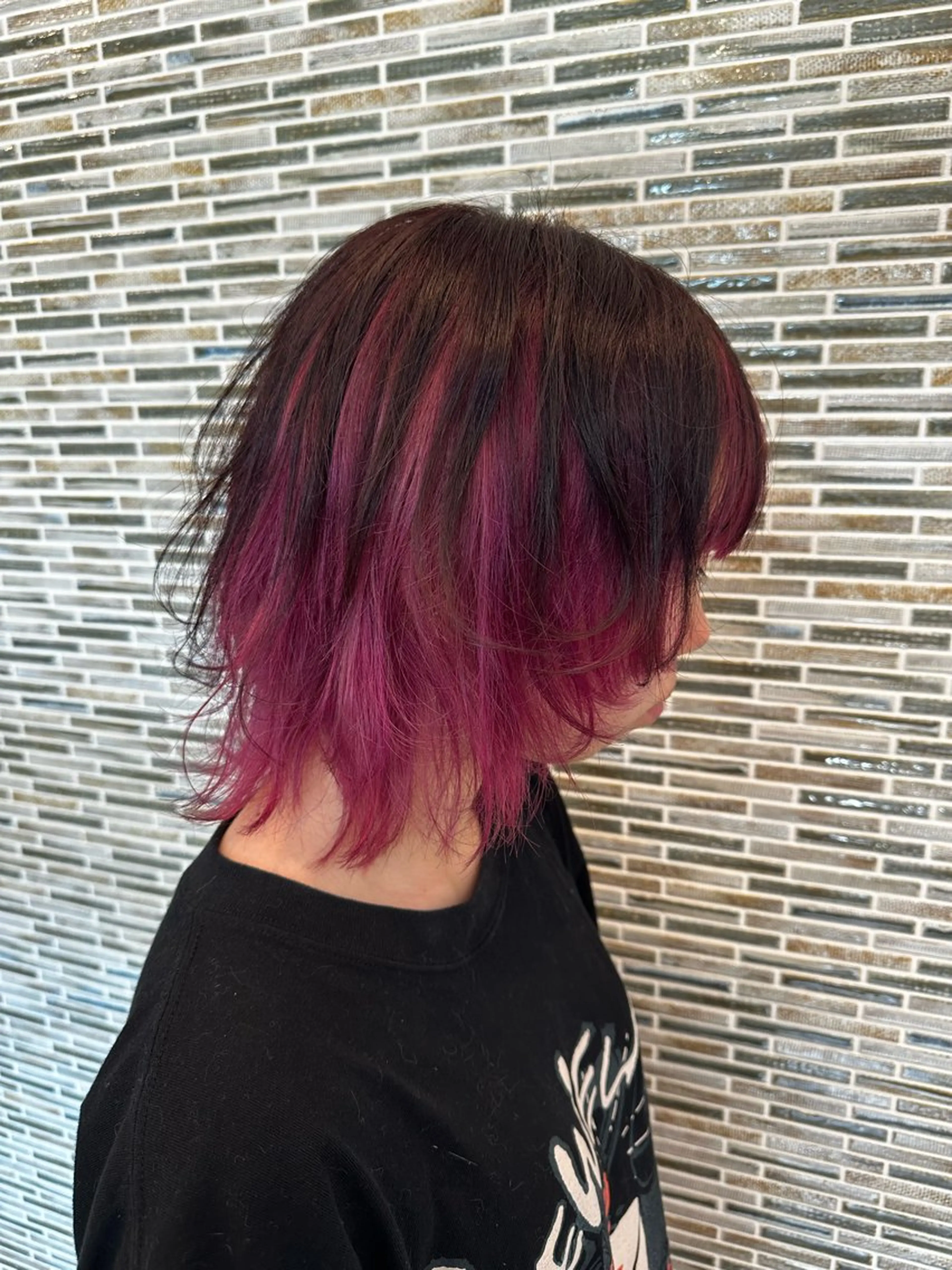 ミディアム ヘアカラー トリートメント RICHAIR 長嶺旬佑のヘアスタイル