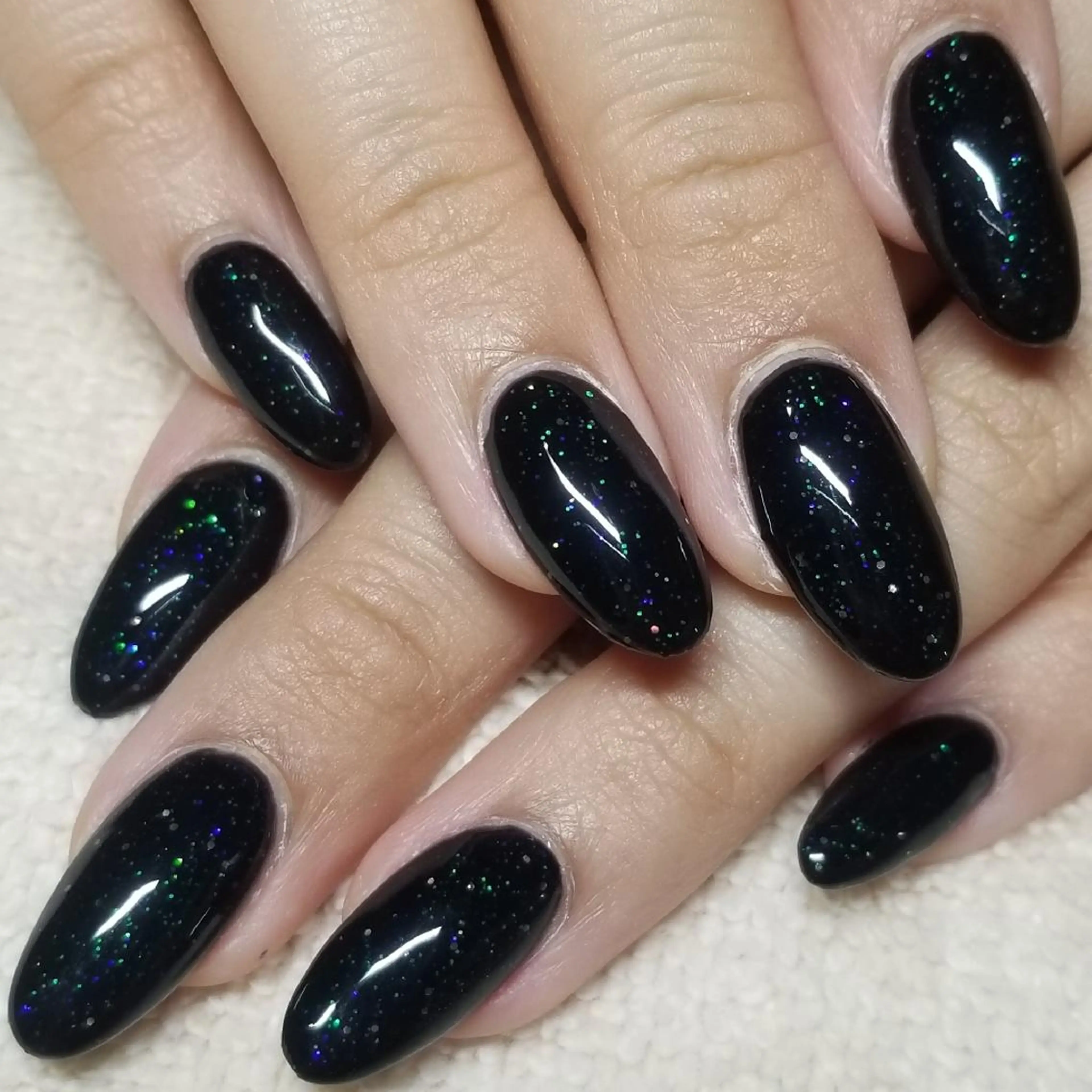 ネイル ラメ(グリッター) ワンカラーネイル ハンドネイル よしだ ひろきのネイルデザイン