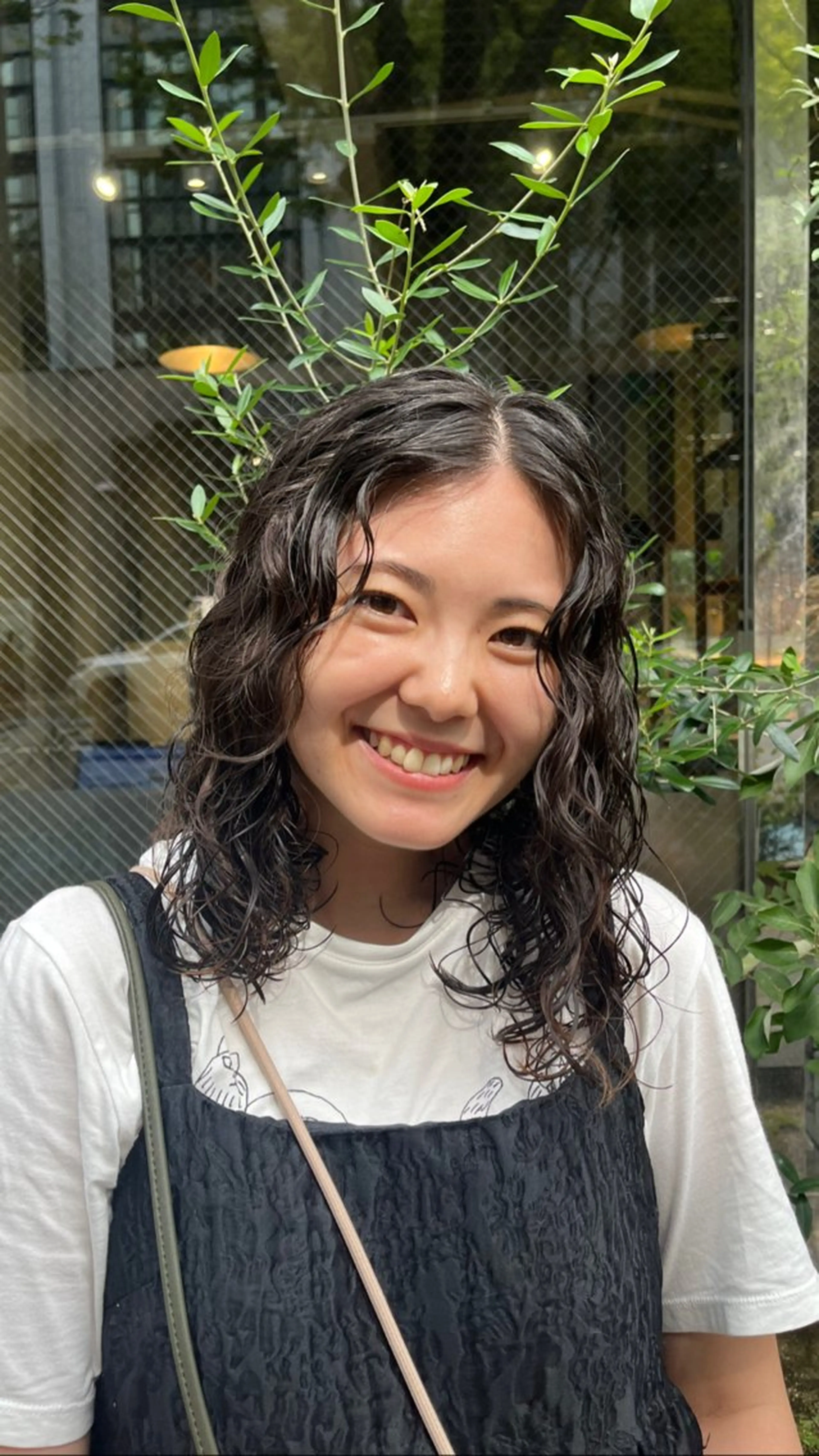 カラー えんぐちとも／透明感 カラー／博多ボブのヘアスタイル