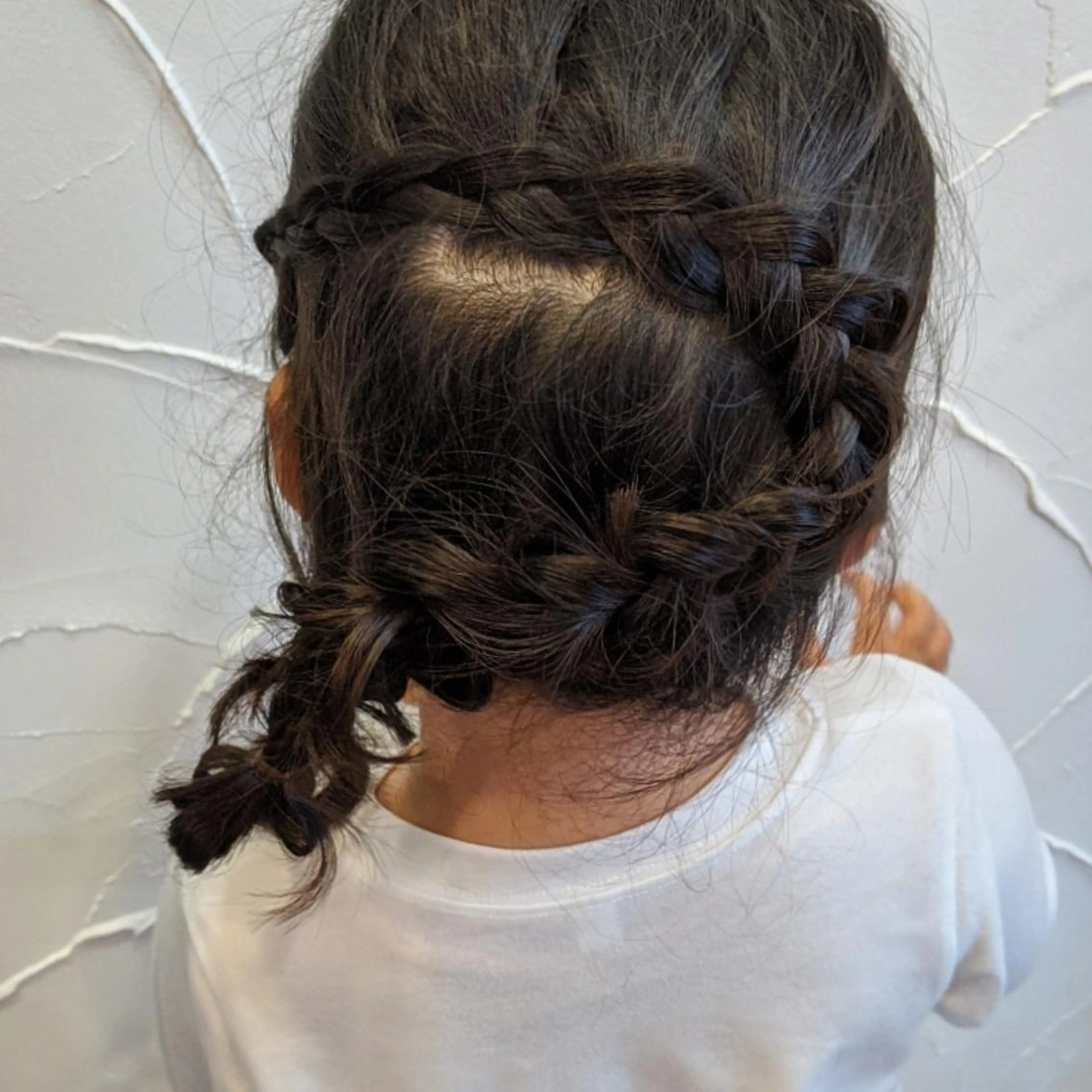 キッズ 髪質改善＆白髪ぼかし カラー♡店長みやけ♡のヘアスタイル