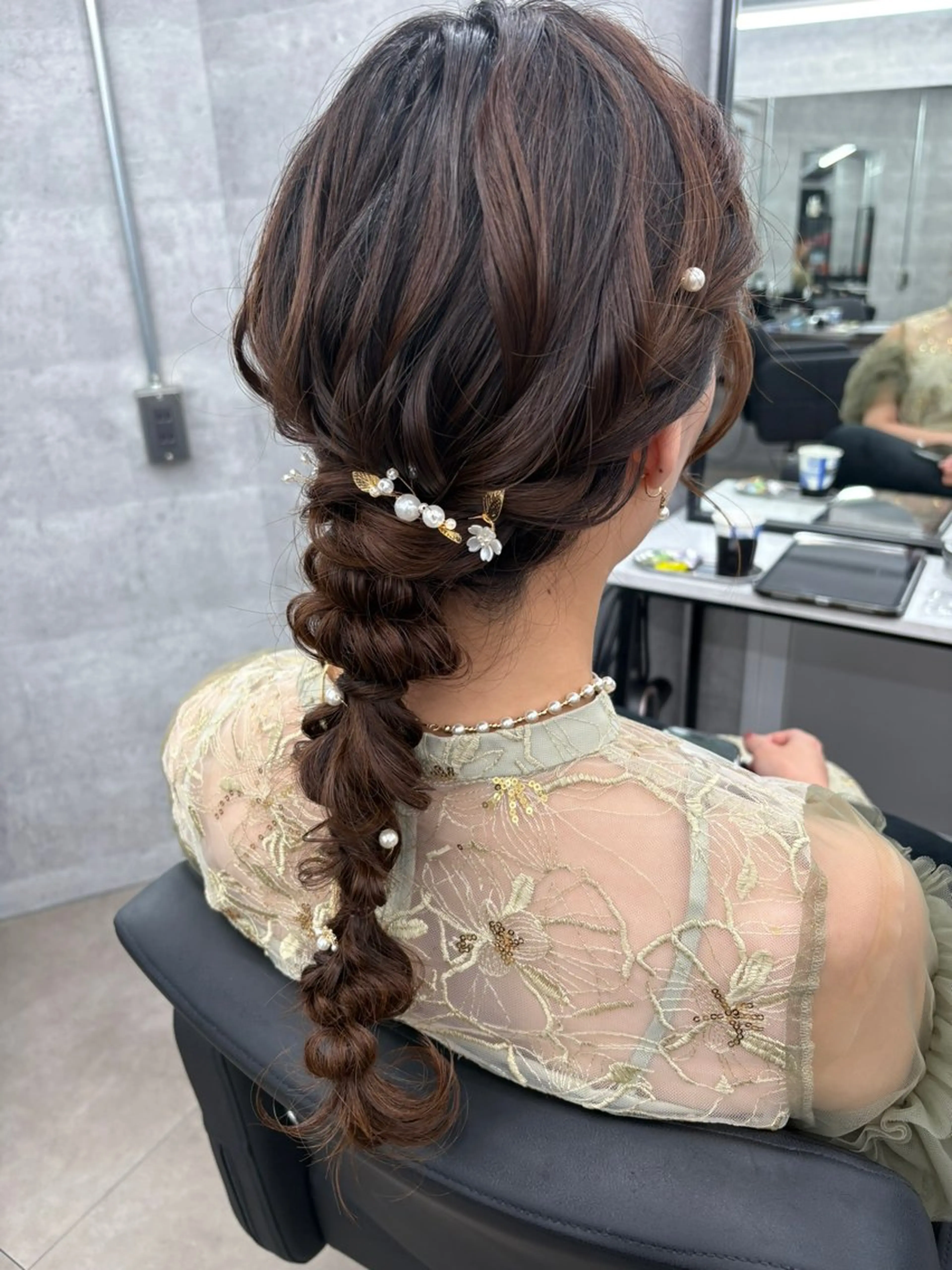 ヘアセットの写真
