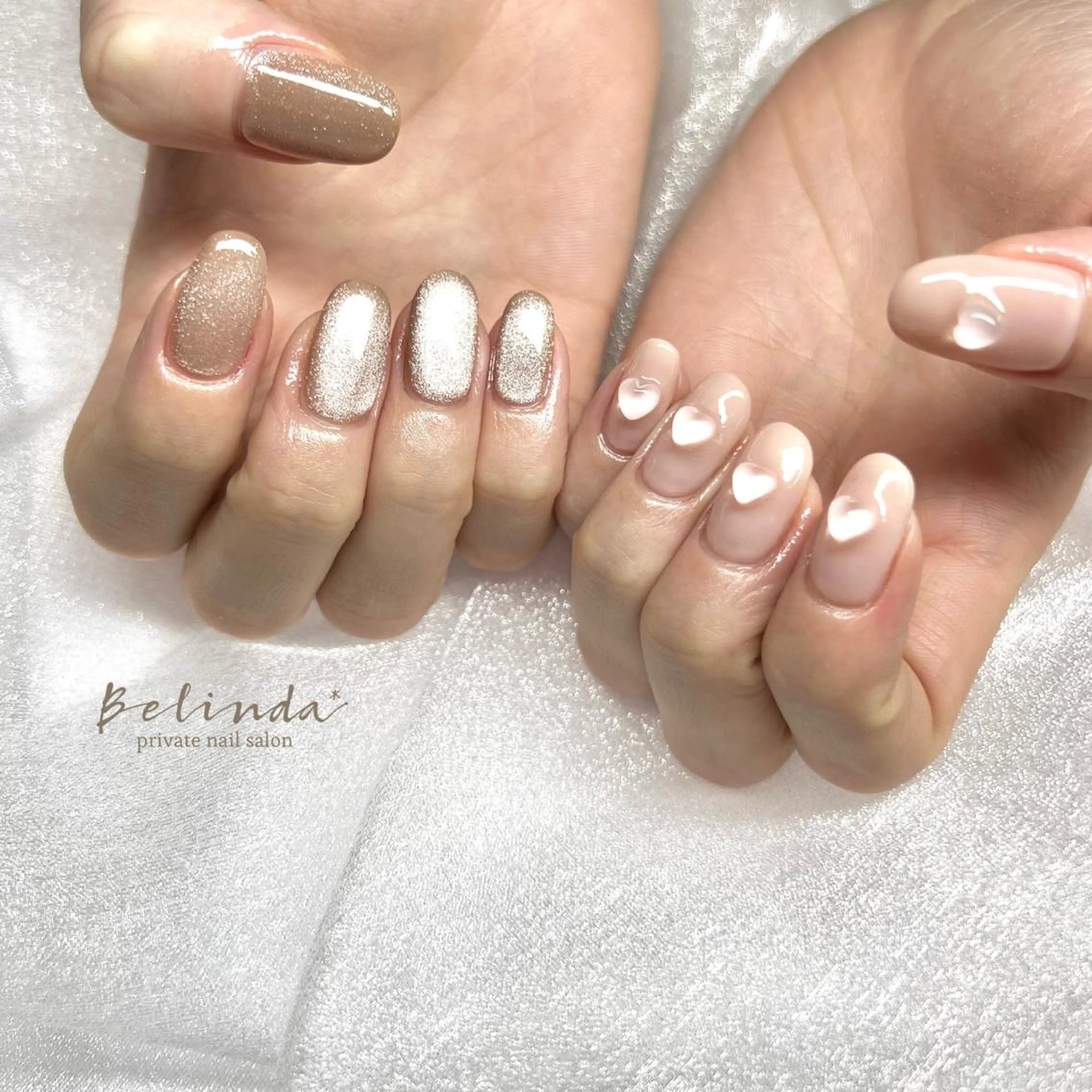 ネイル マグネットネイル ハンドネイル Belinda Nailのネイルデザイン