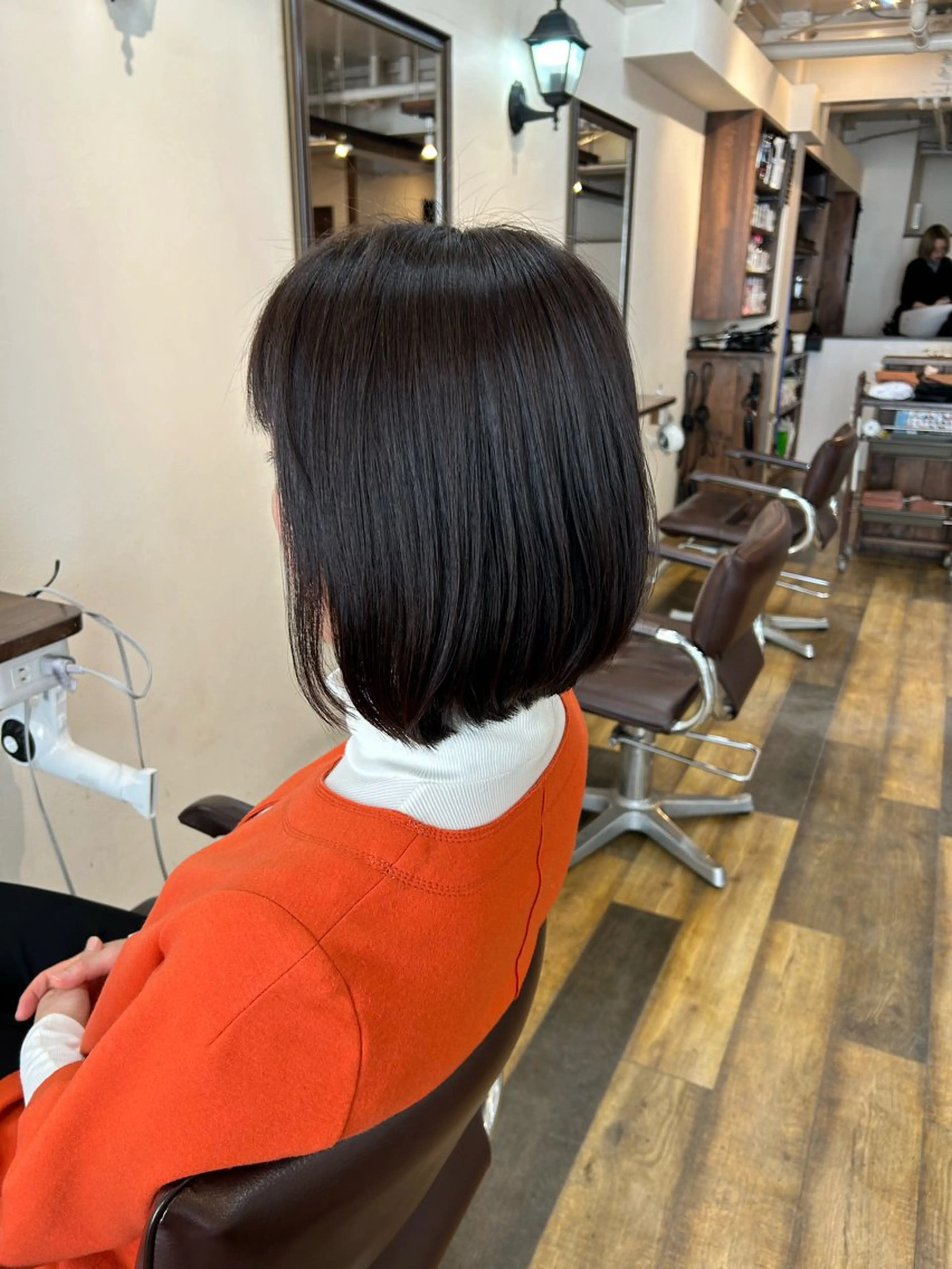 ミディアム カラー canonart上田 里恵のヘアスタイル