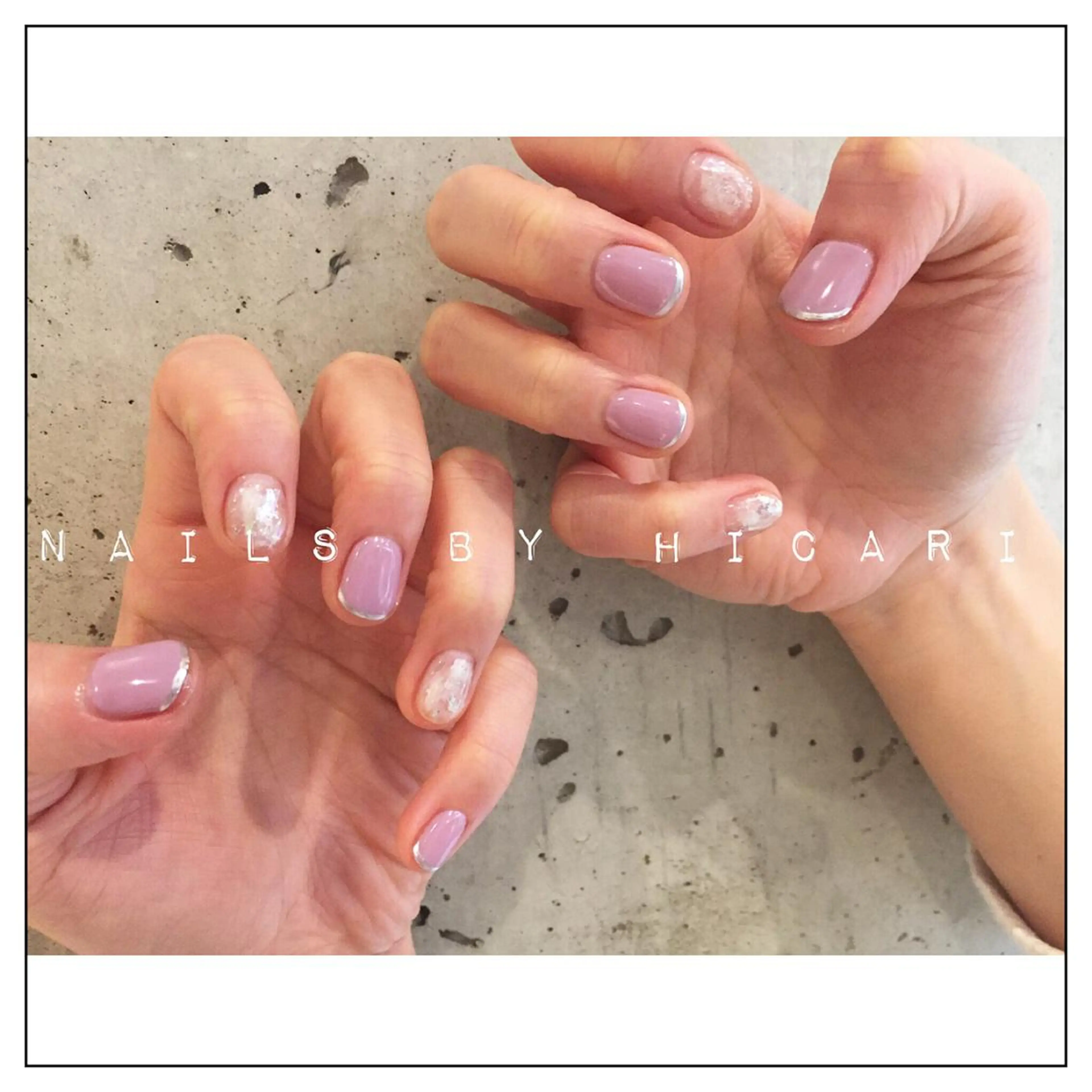 カラー ネイル マツエク・マツパ ジェルネイル ニュアンスネイル パラジェル illum hicariのネイルデザイン