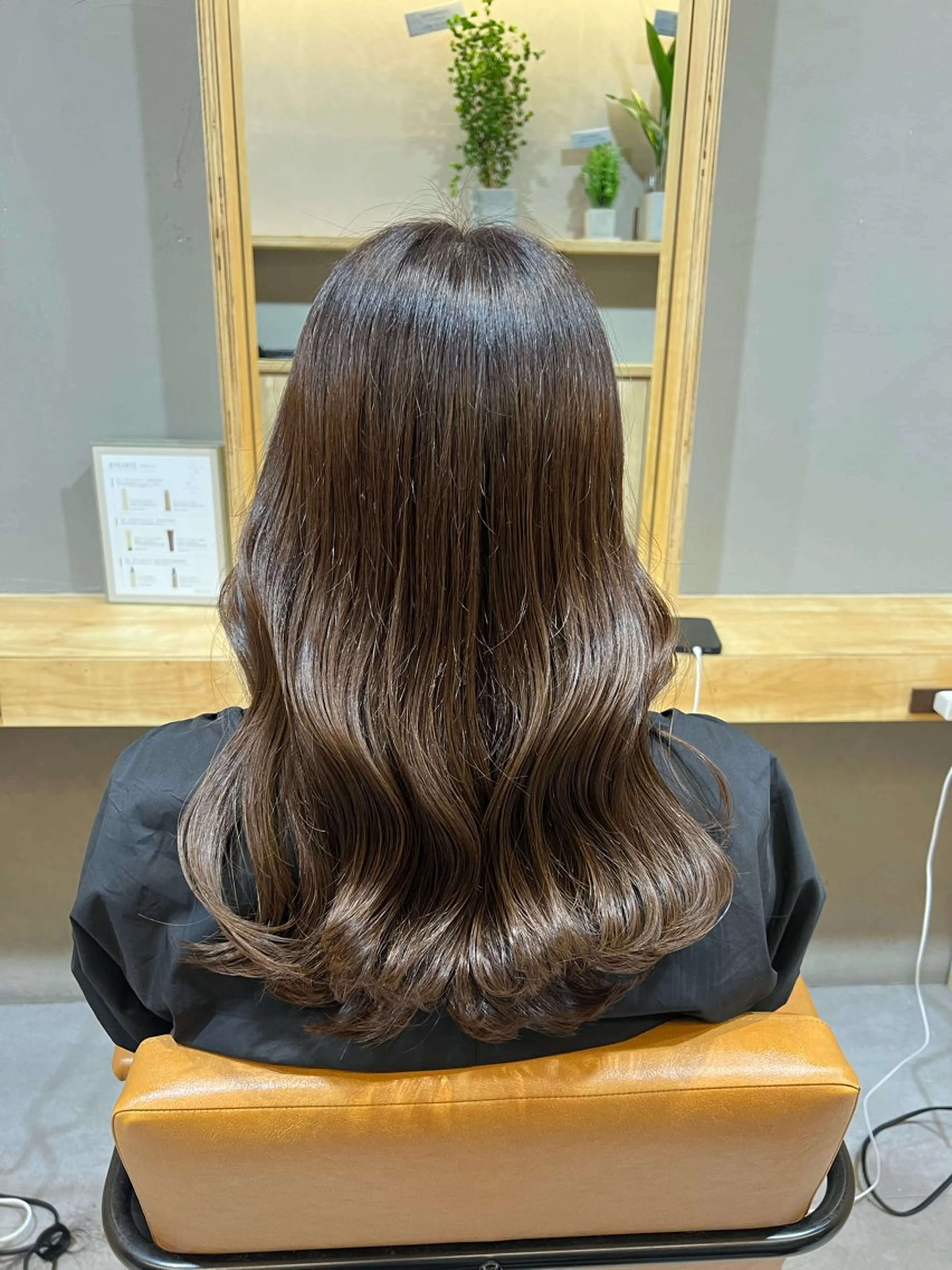 ロング カラー 透明感カラー グレージュ オリーブグレージュ オリーブグレー 神戸ボブ✂️ ioe三宮/田 伸佳のヘアスタイル
