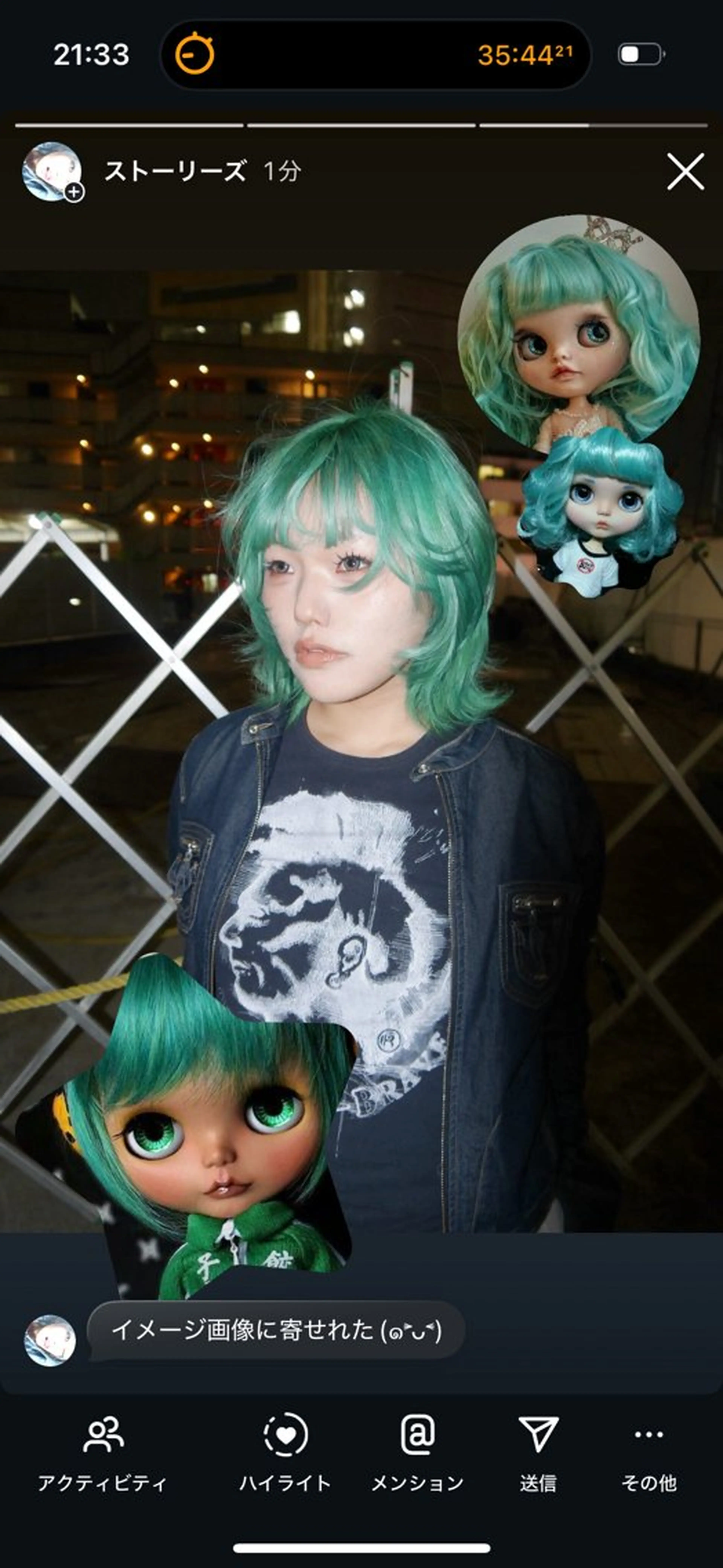 ミディアム KUBO YURAのヘアスタイル