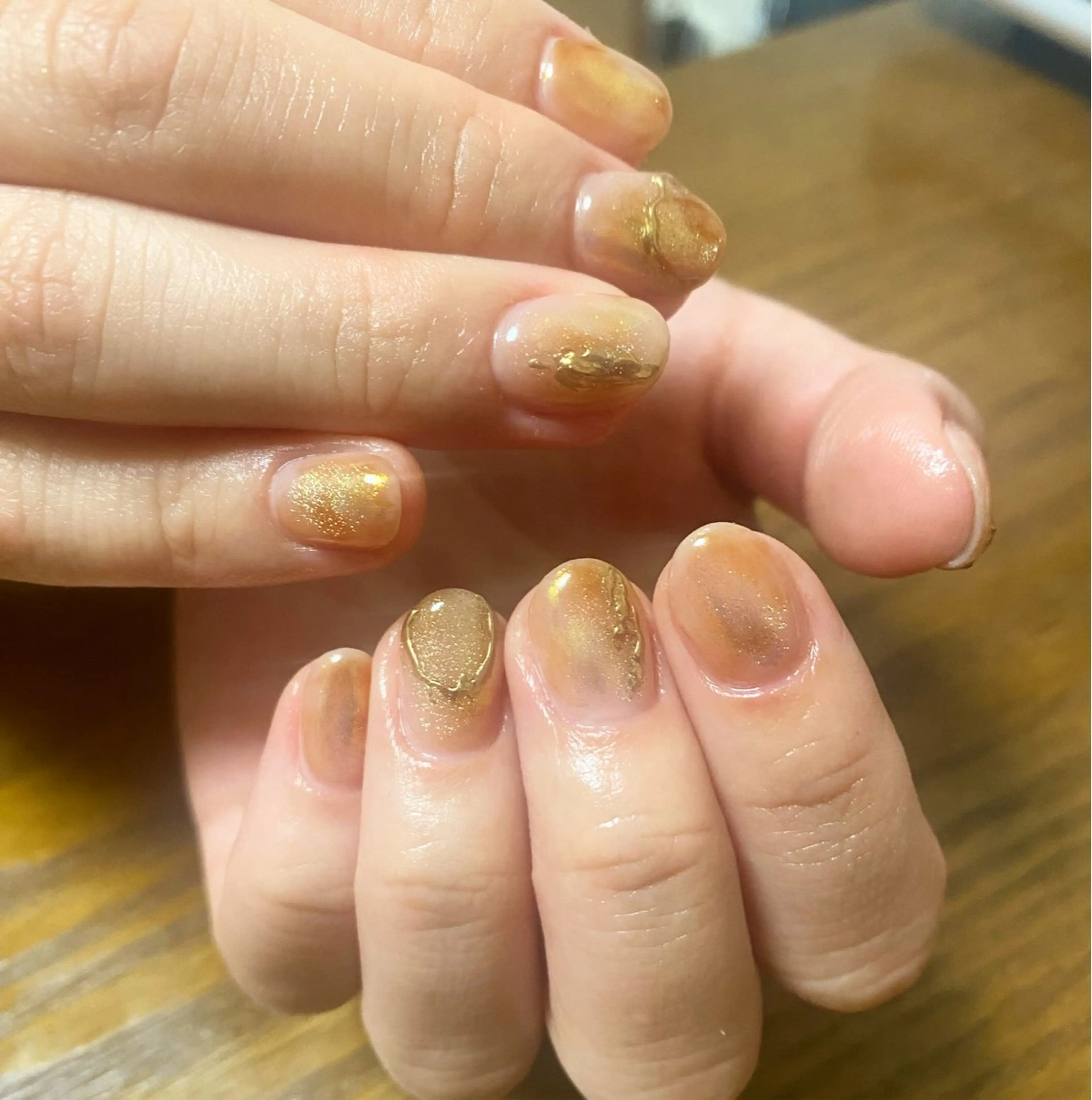 ネイル フットネイル ジェルネイル マグネットネイル ワンカラーネイル ハンドネイル 小倉 梨衣那のネイルデザイン