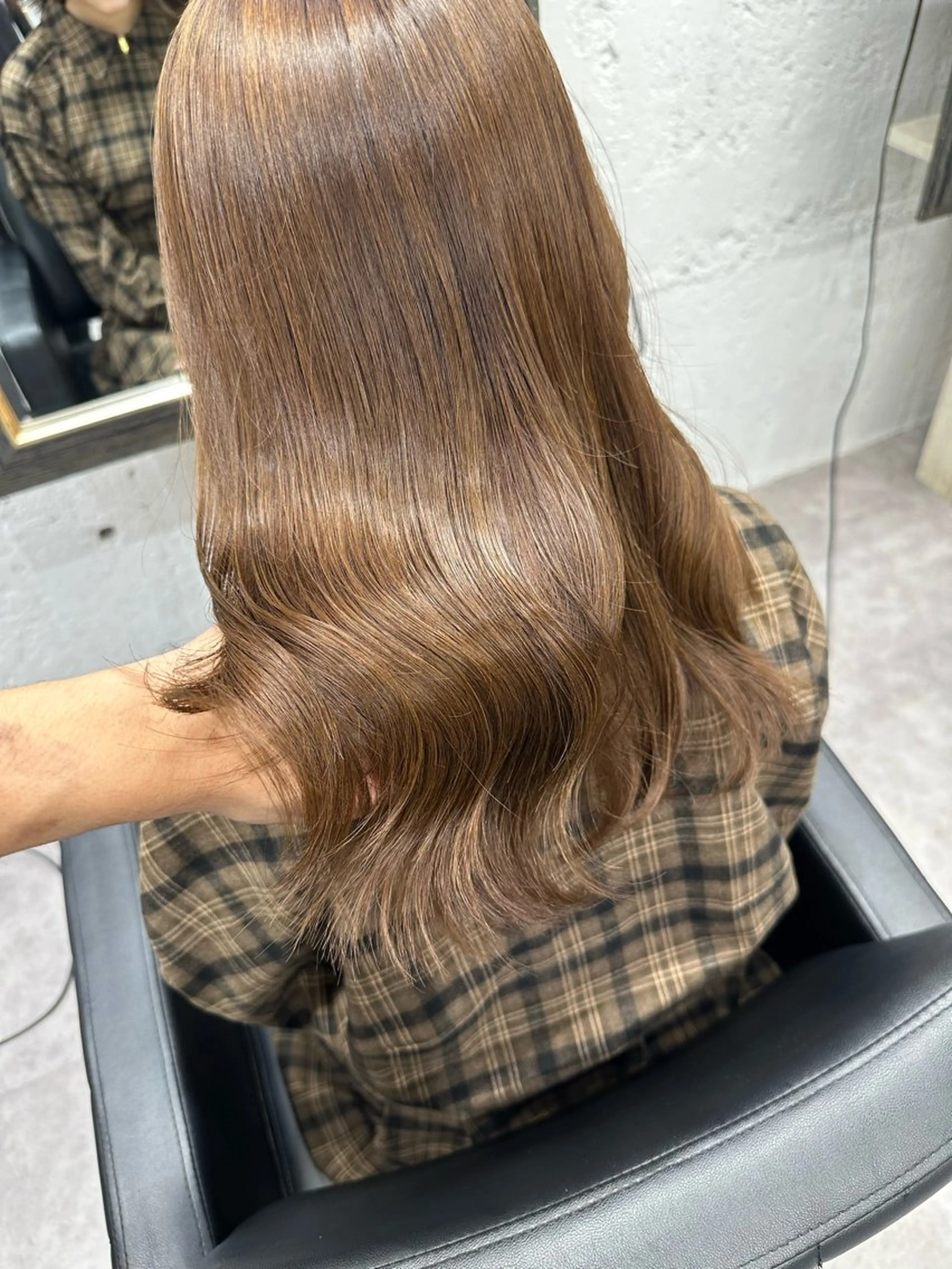 セミロング カラー ヘアアレンジ 久米 治仁のヘアスタイル