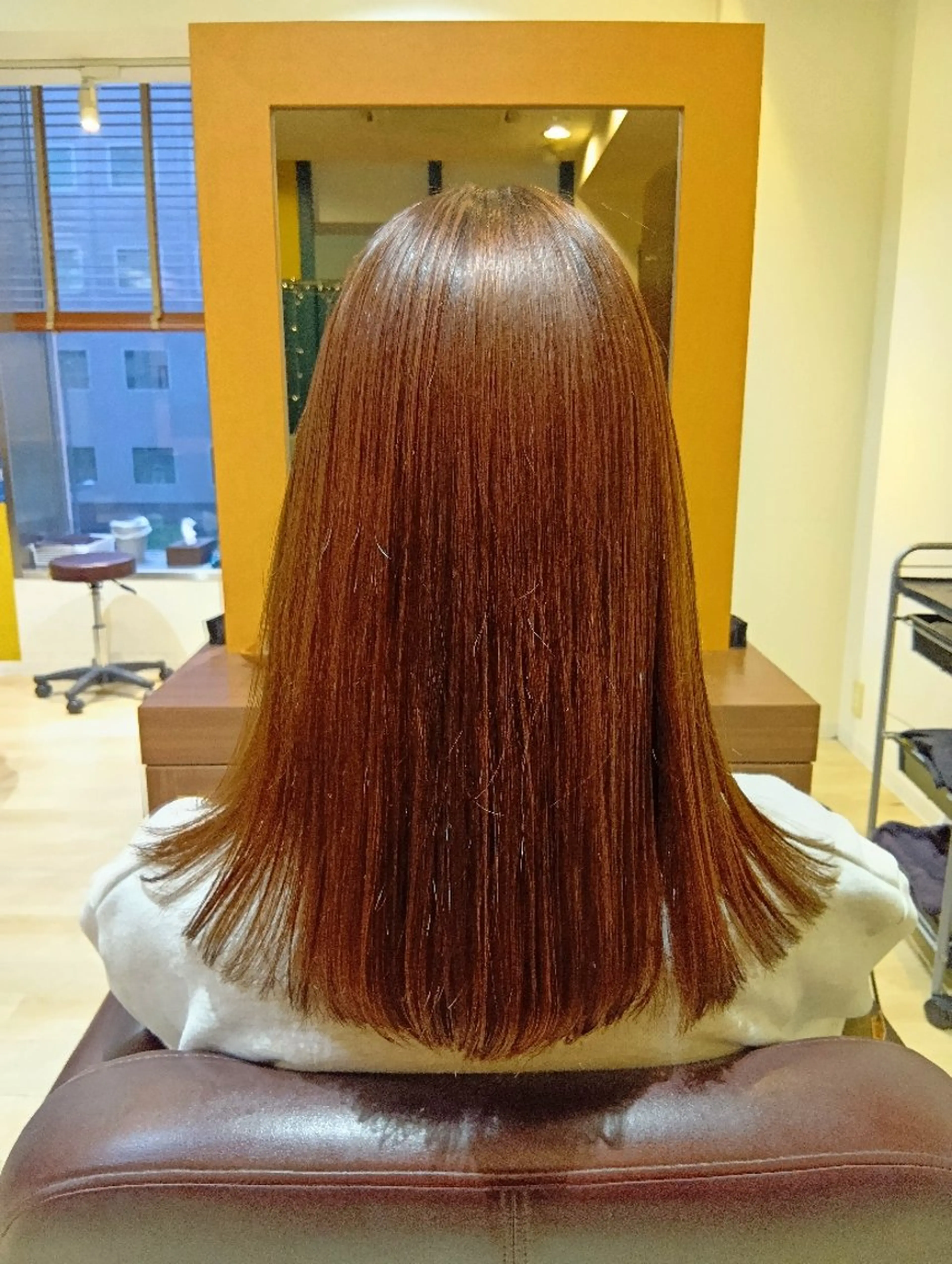 🌻うる艶髪🌻縮毛矯正+デザインカットの写真