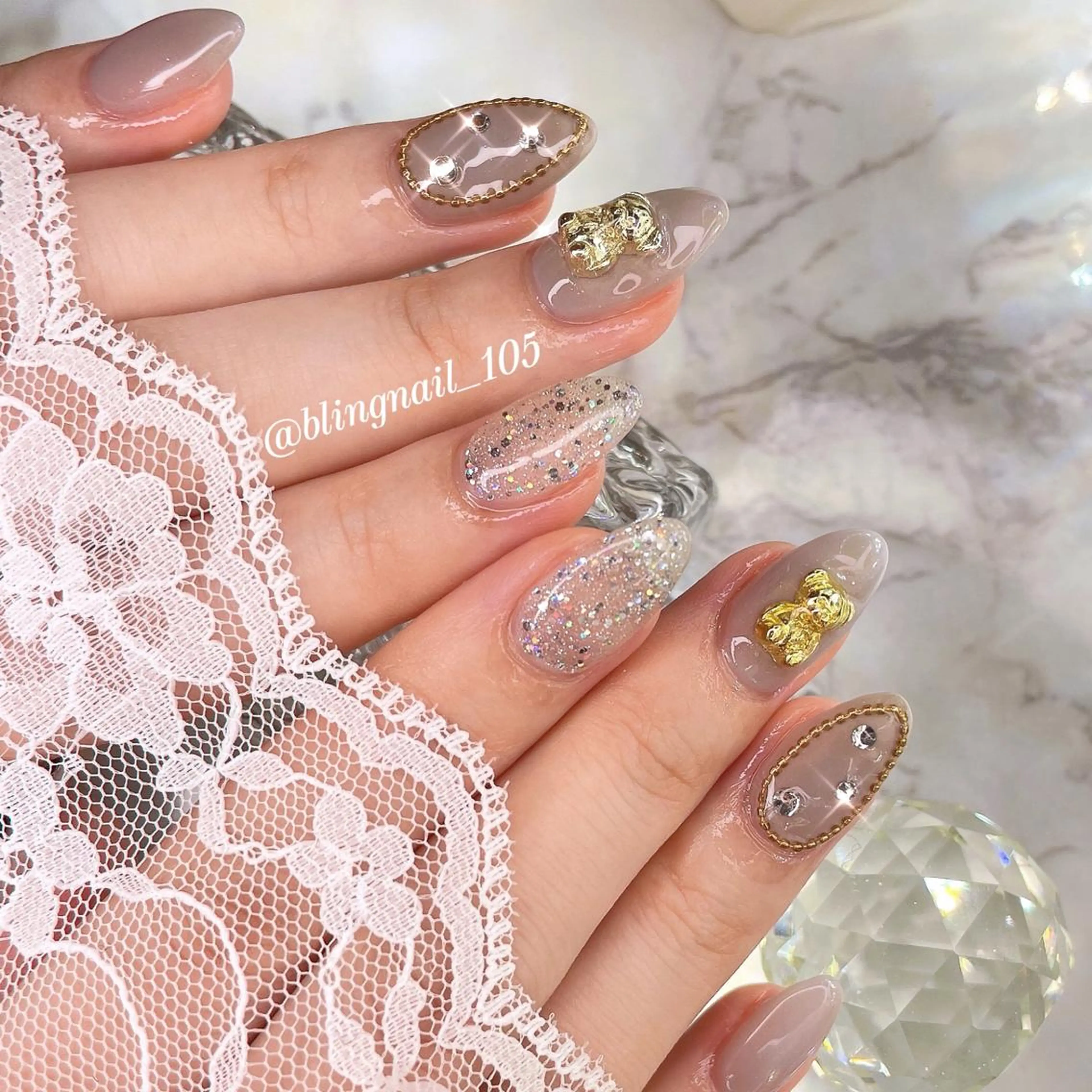 ネイル 23時まで❤︎韓国、 ワンホンネイルのネイルデザイン