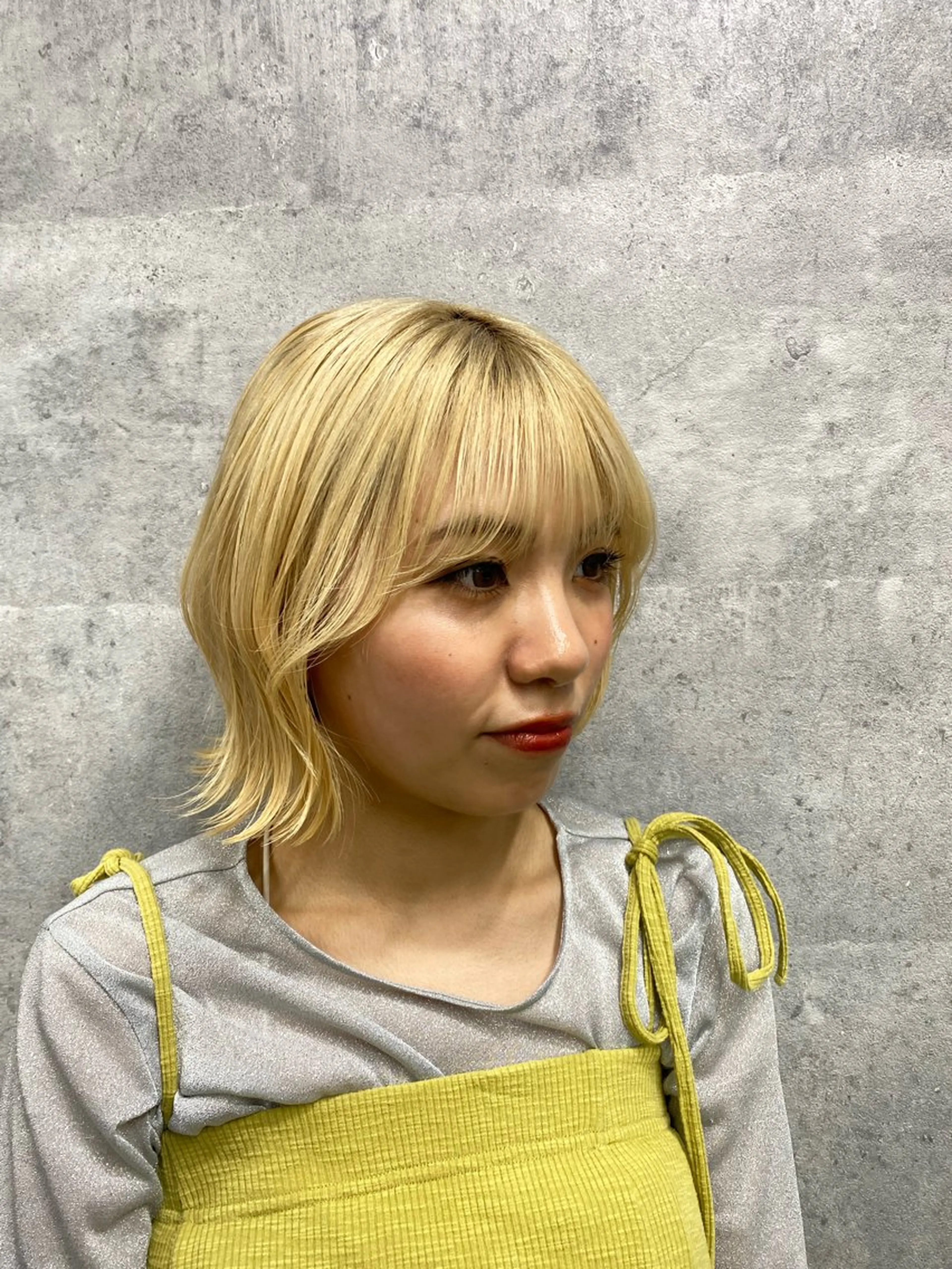 カラー Riho 🥣🤍のヘアスタイル