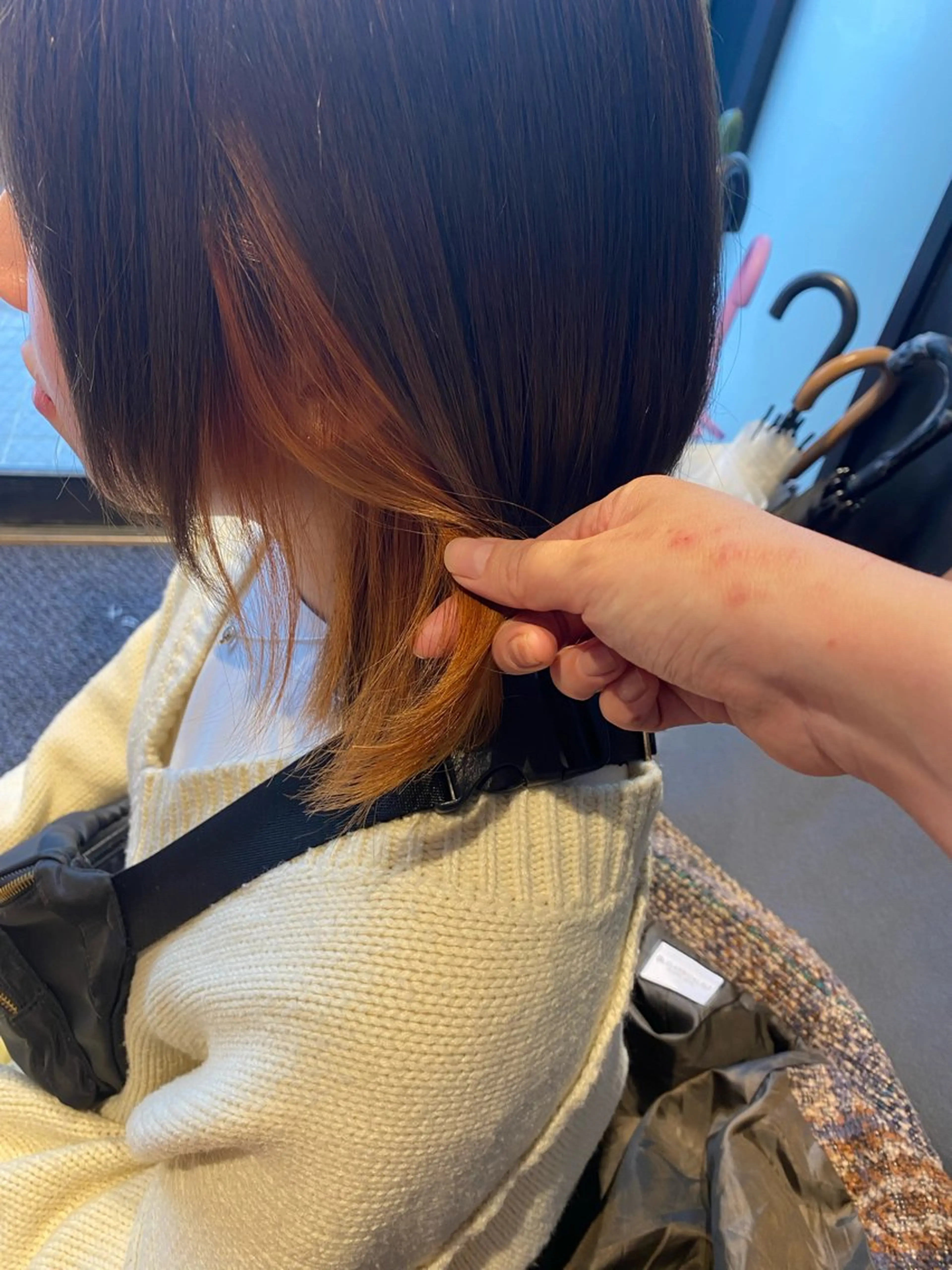 ミディアム カラー カット ヘアカラー Nﾟ秋田店【副店長】 aiのヘアスタイル