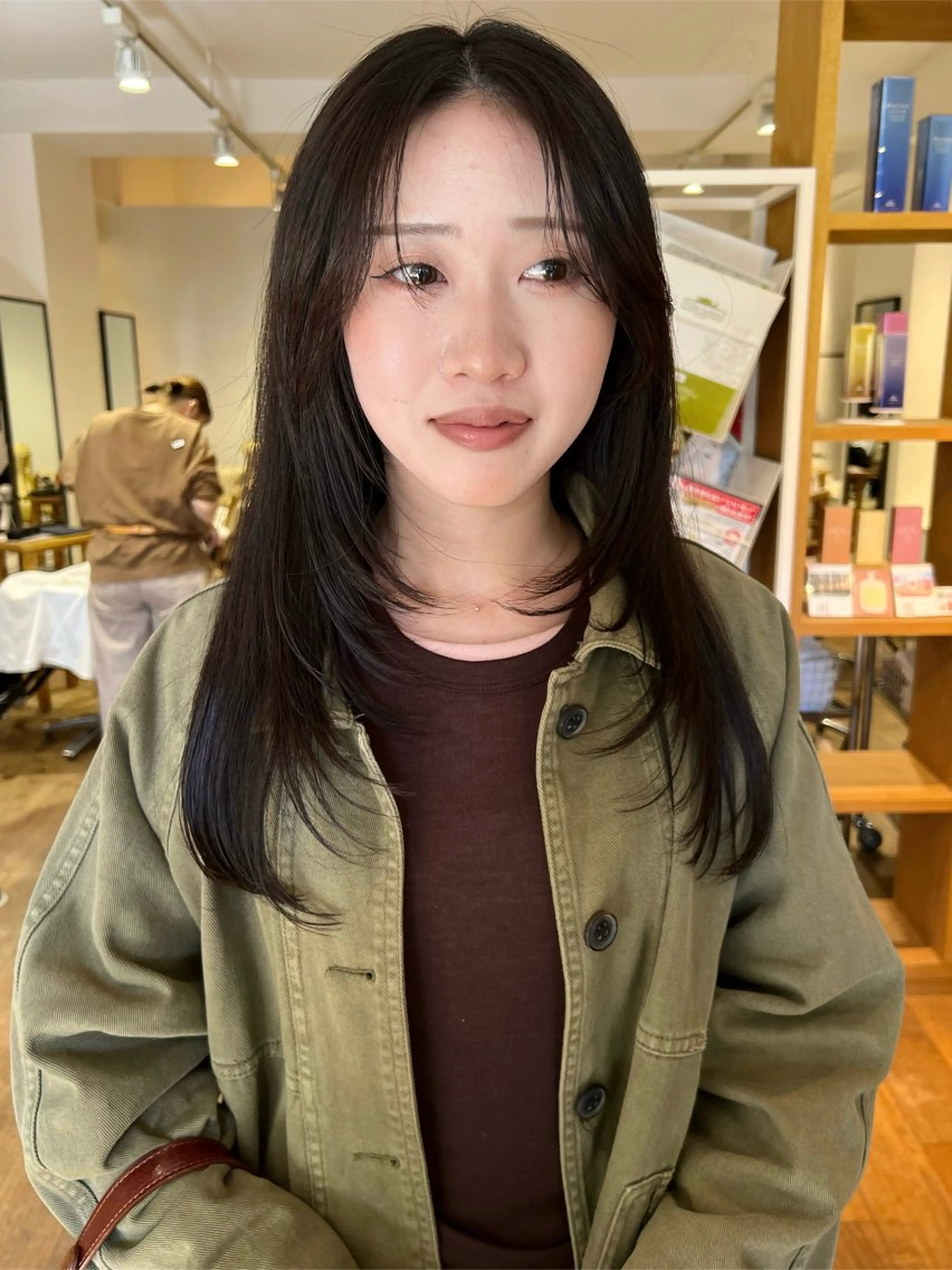 ロング KNACK/天王寺 美容室/レイヤーのヘアスタイル