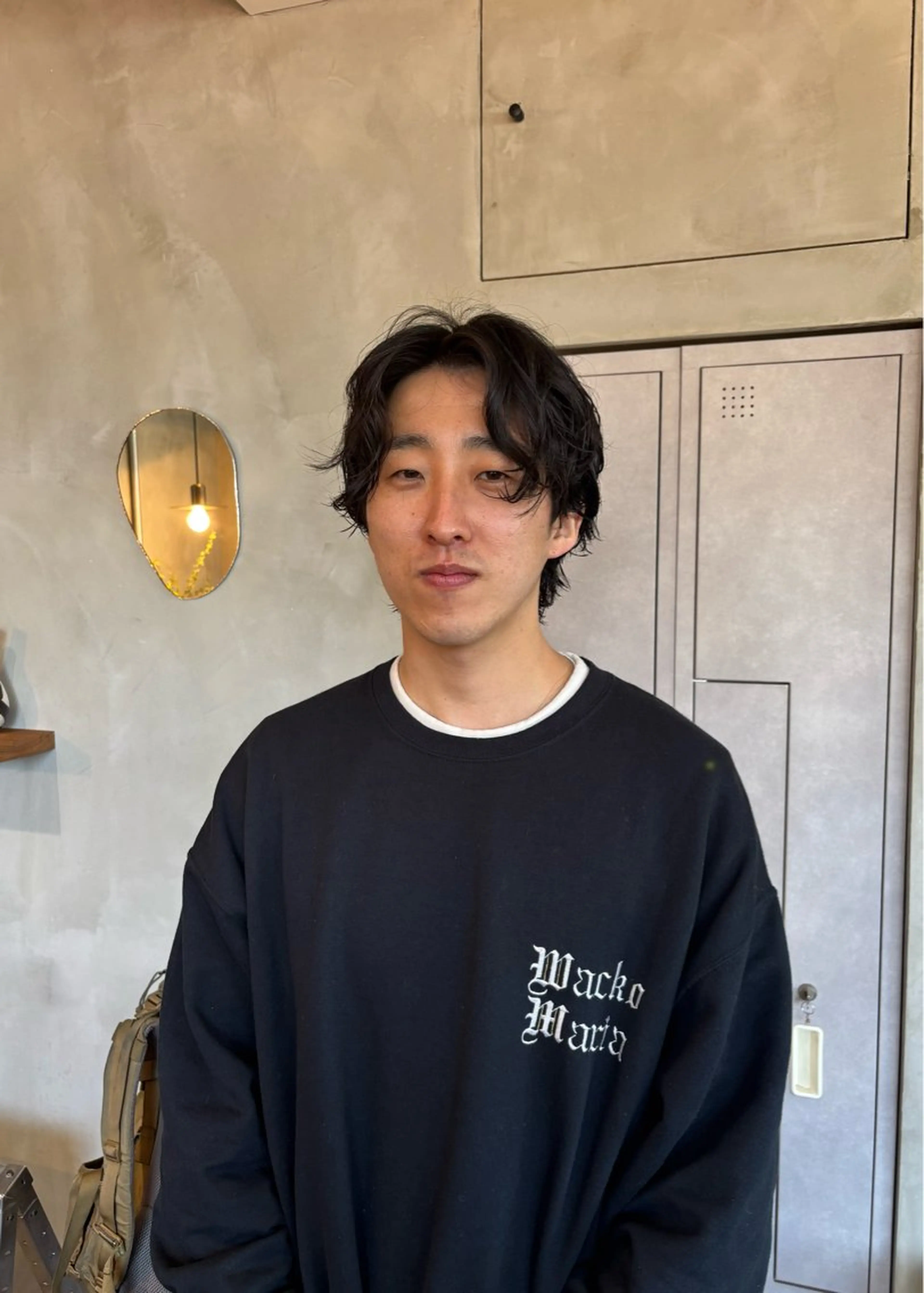 パーマ メンズ 大人メンズショート/ ナチュラルヘア/福田のヘアスタイル