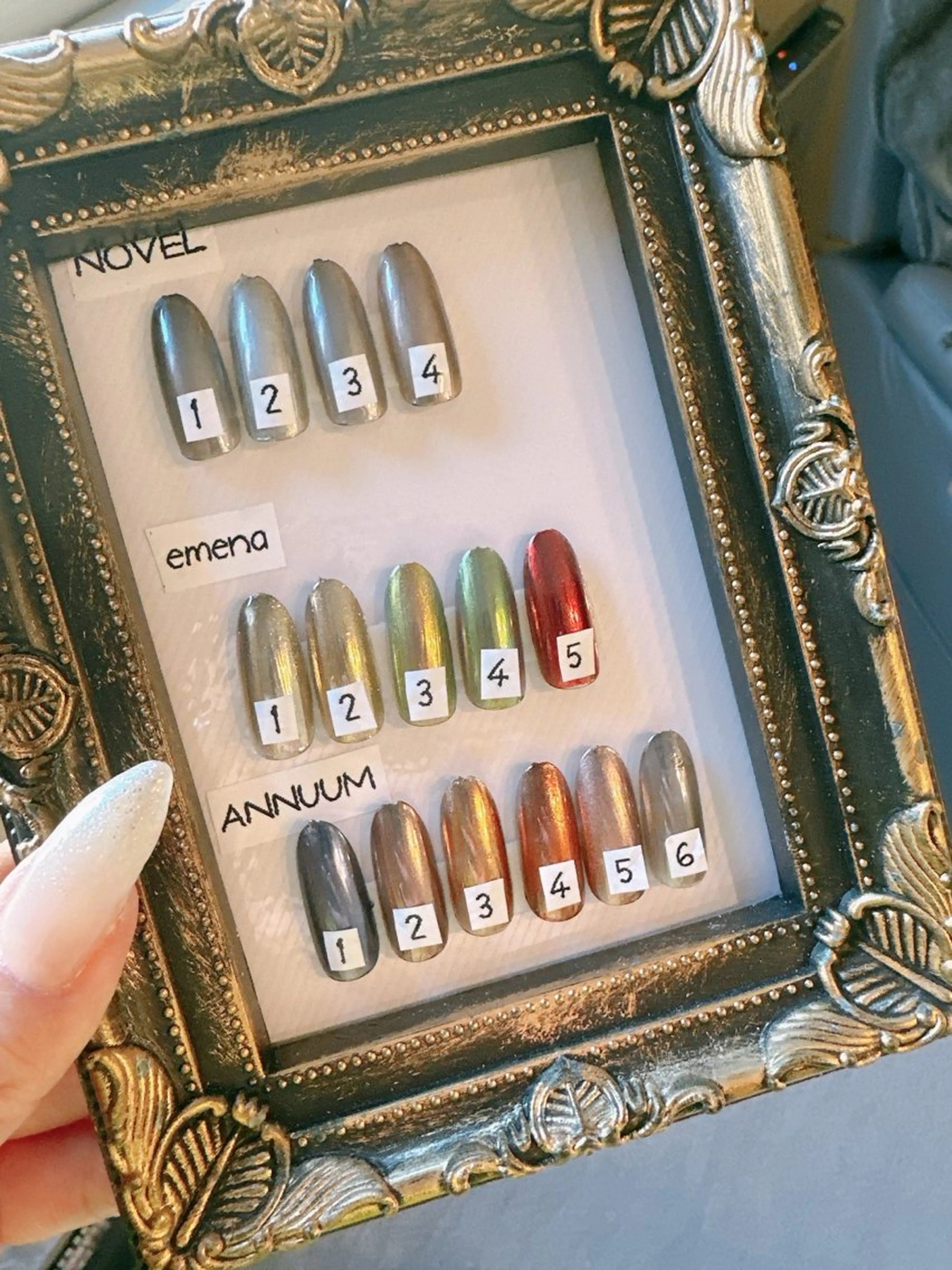 ネイル ミラーネイル nail salon OnRのネイルデザイン