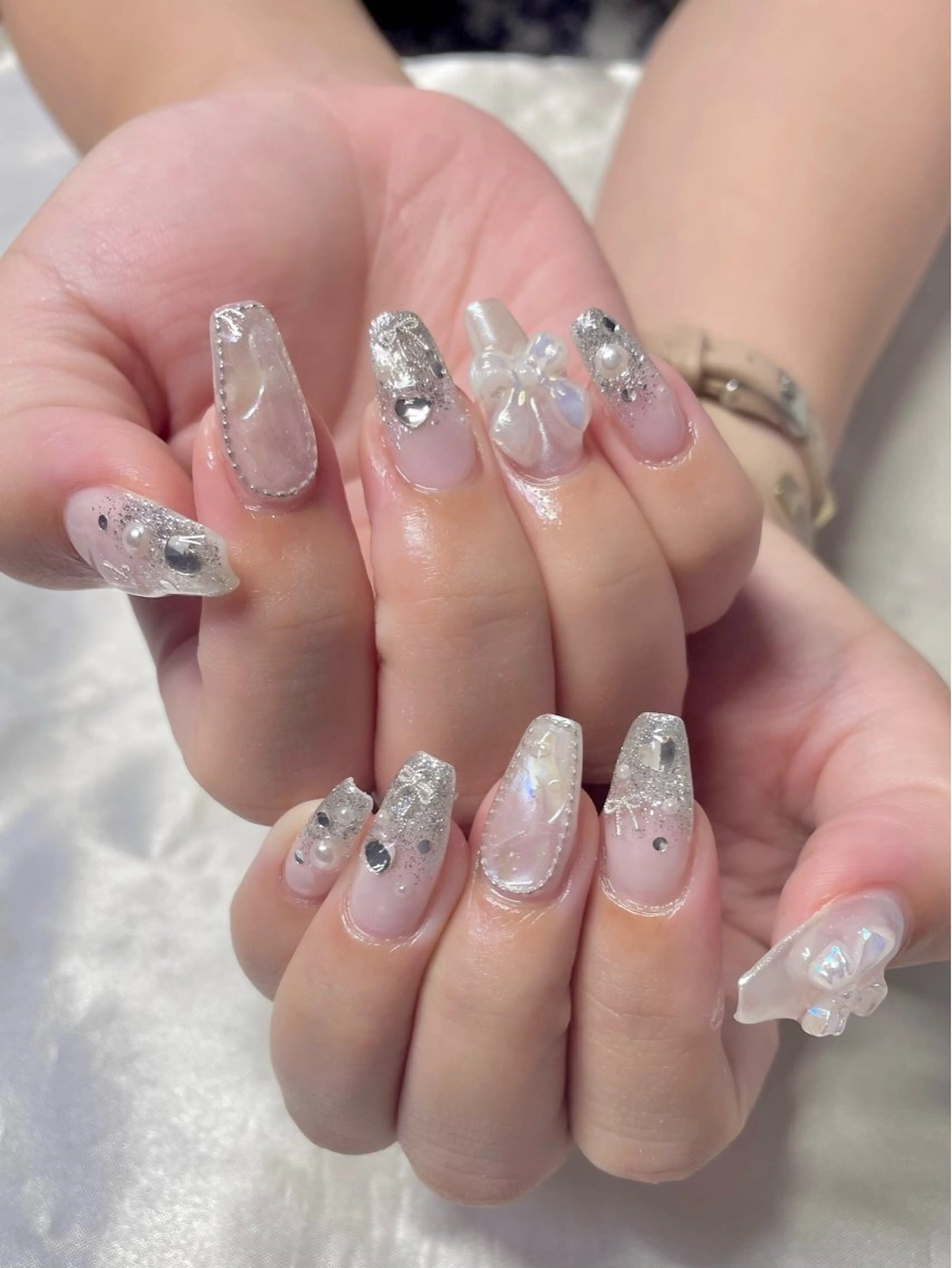 ネイル 長さ出し ハンドネイル RUMI nailのネイルデザイン