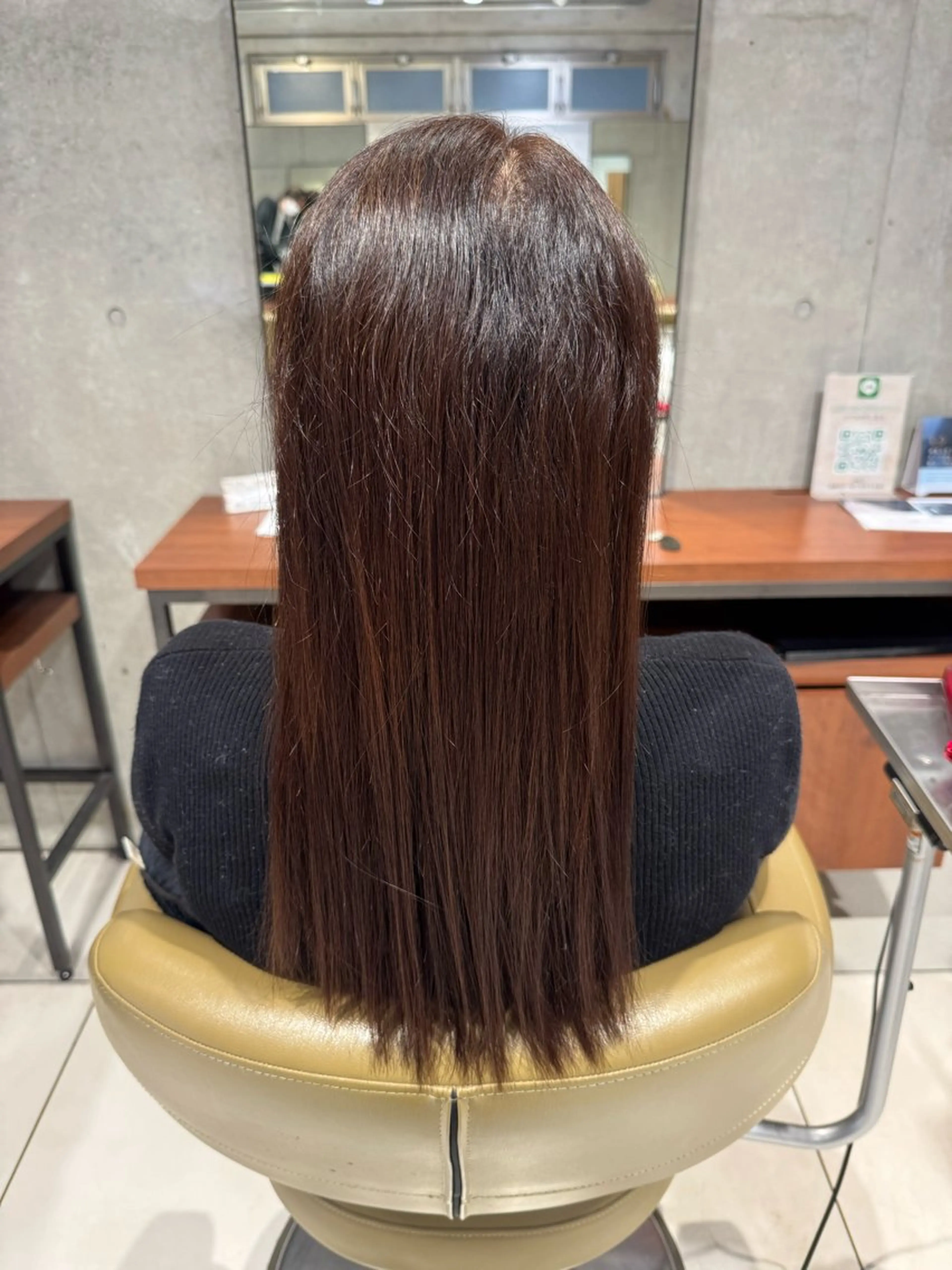 カラー ブラウンカラー ヘアカラー トリートメント 艶カラー 梨菜💜のヘアスタイル